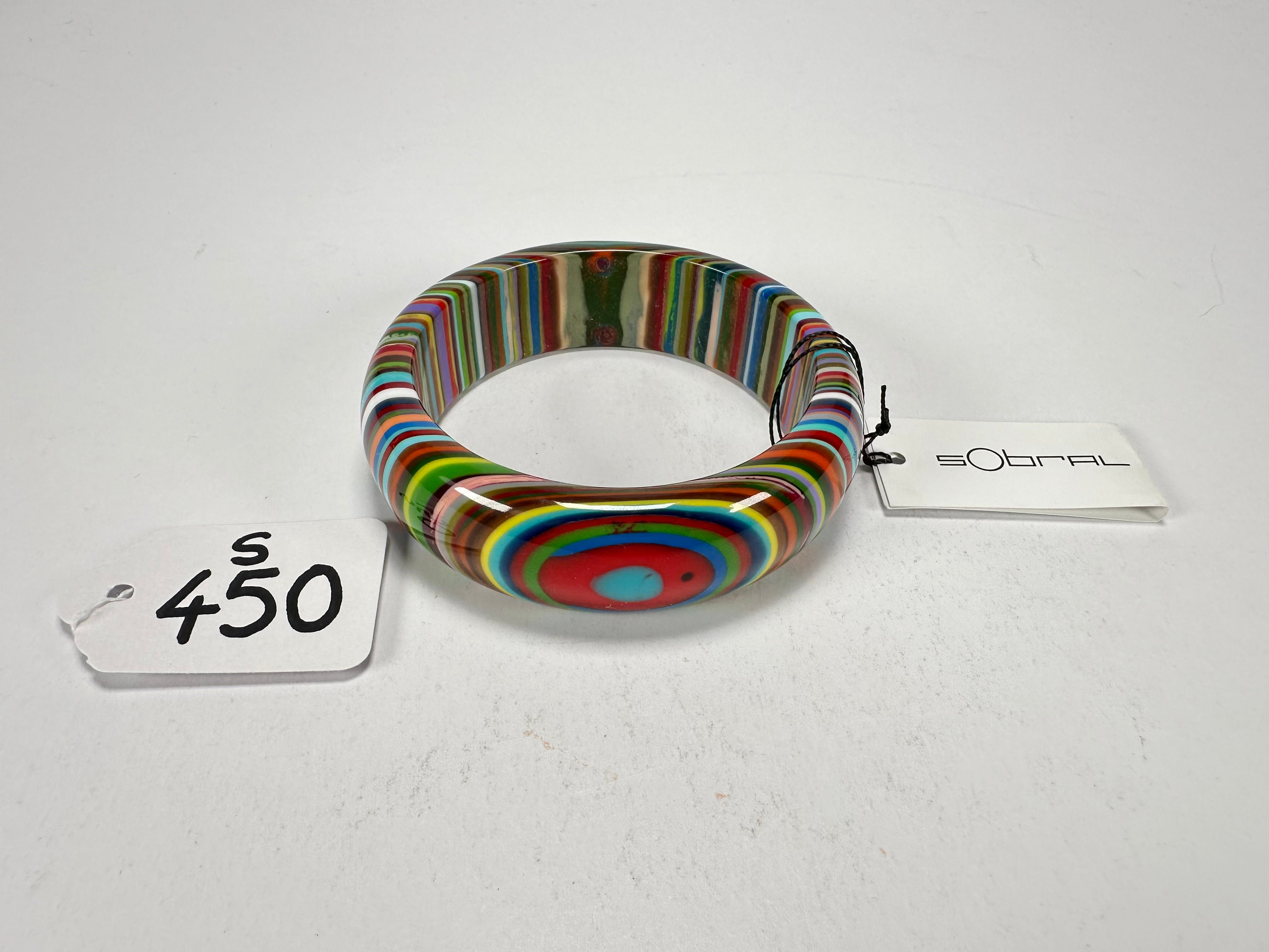 Sobral - Pop Art "PB24" Solid Resin Bangle ( 003813 )