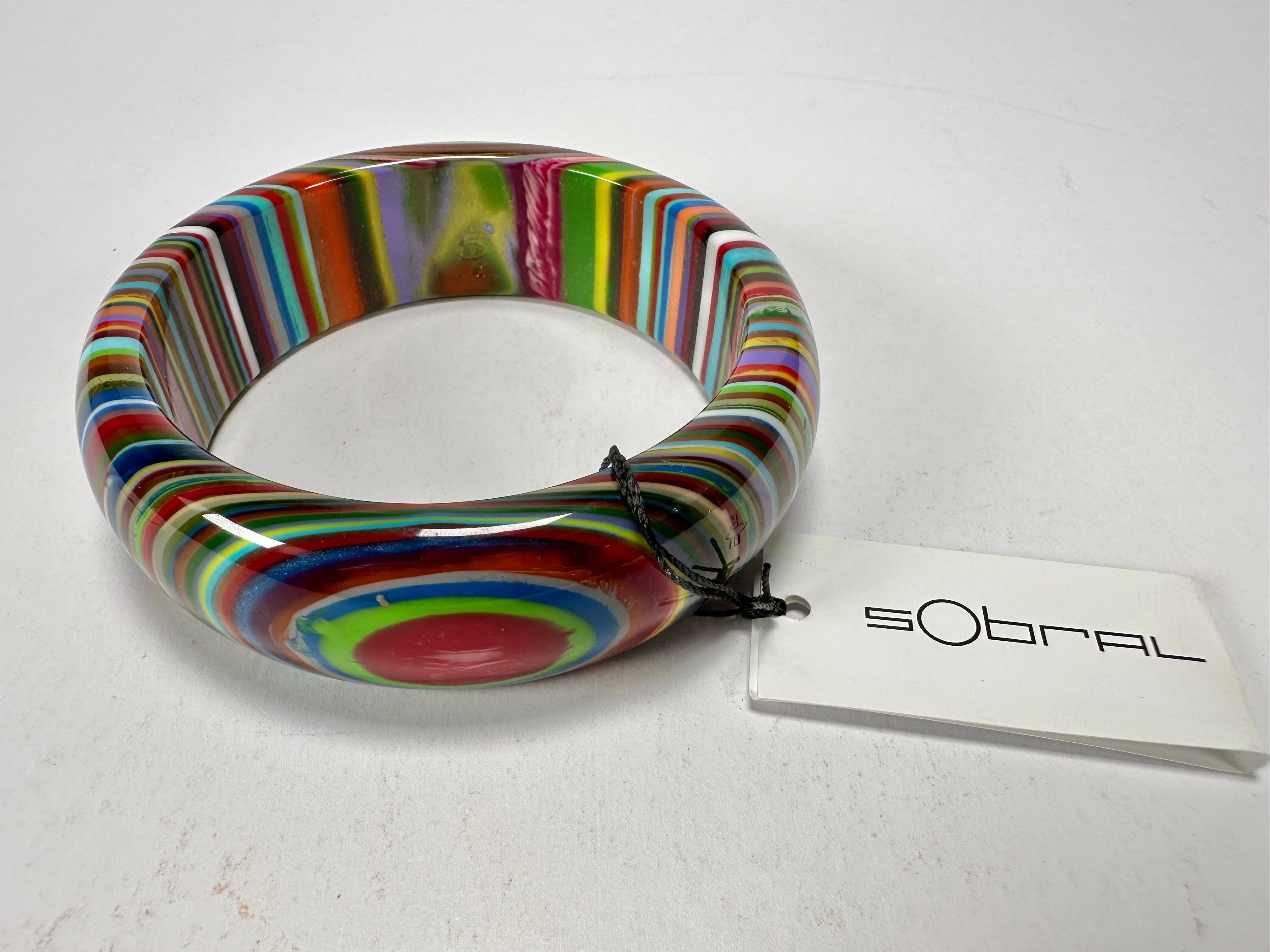 Sobral - Pop Art "PB24" Solid Resin Bangle ( 003813 )