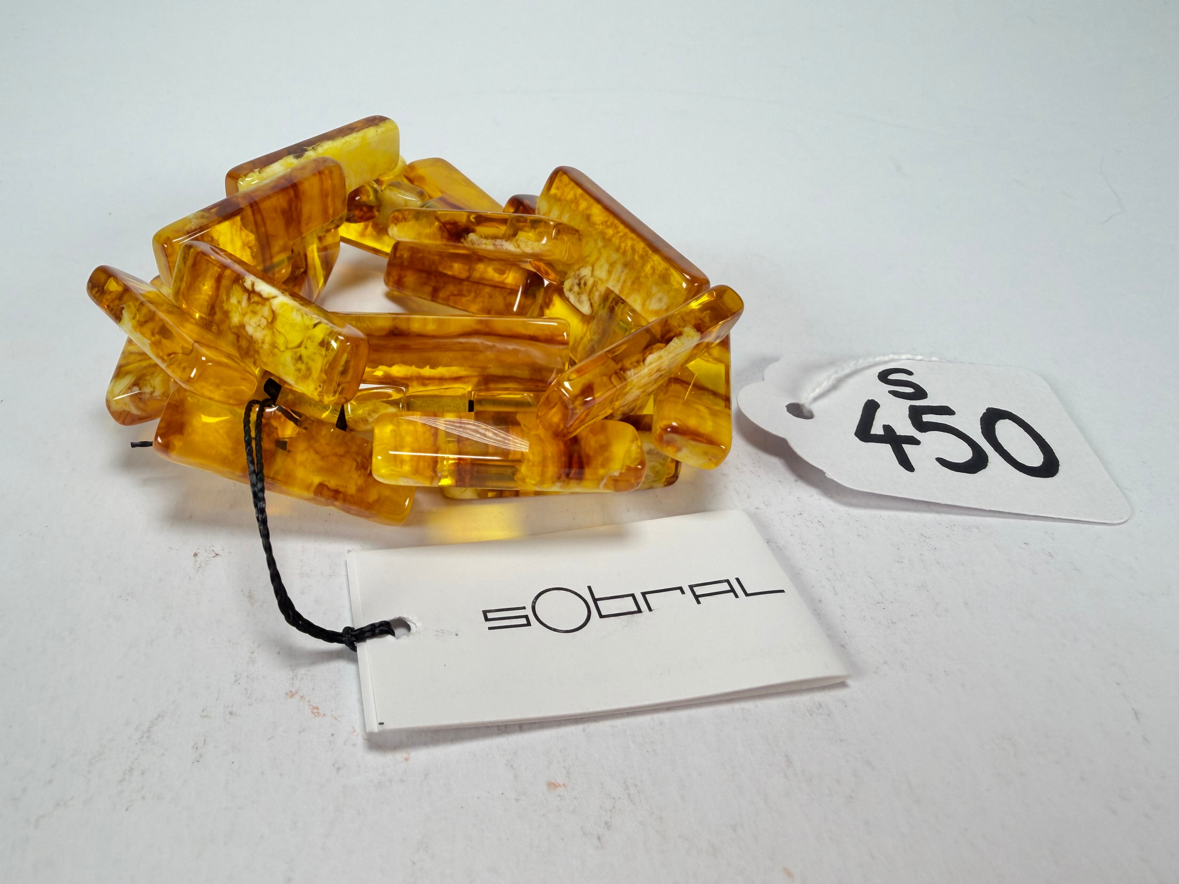 Sobral - Terra "1WJP" Elasticated Resin Bracelet ( 003882 )