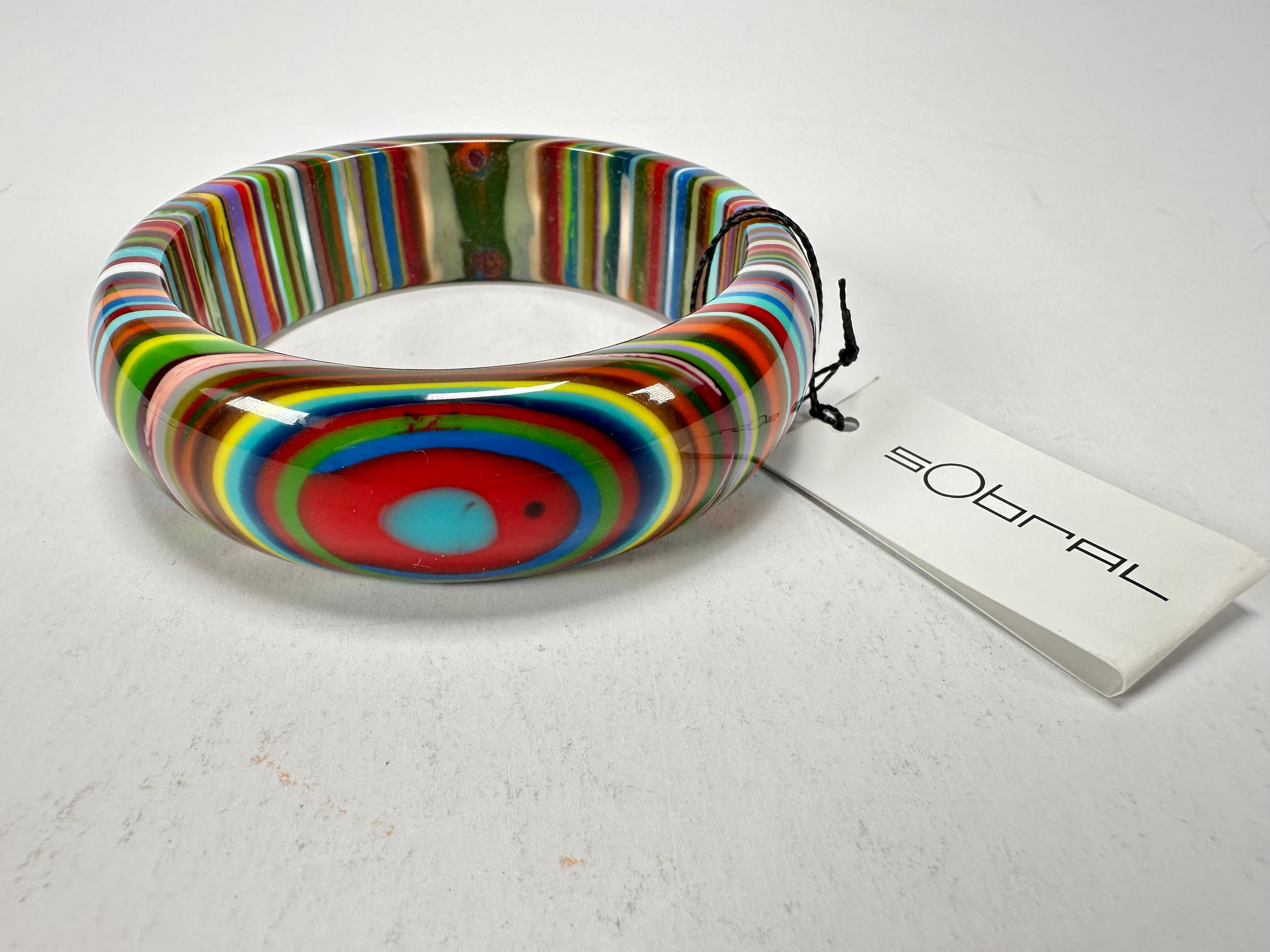 Sobral - Pop Art "PB24" Solid Resin Bangle ( 003813 )