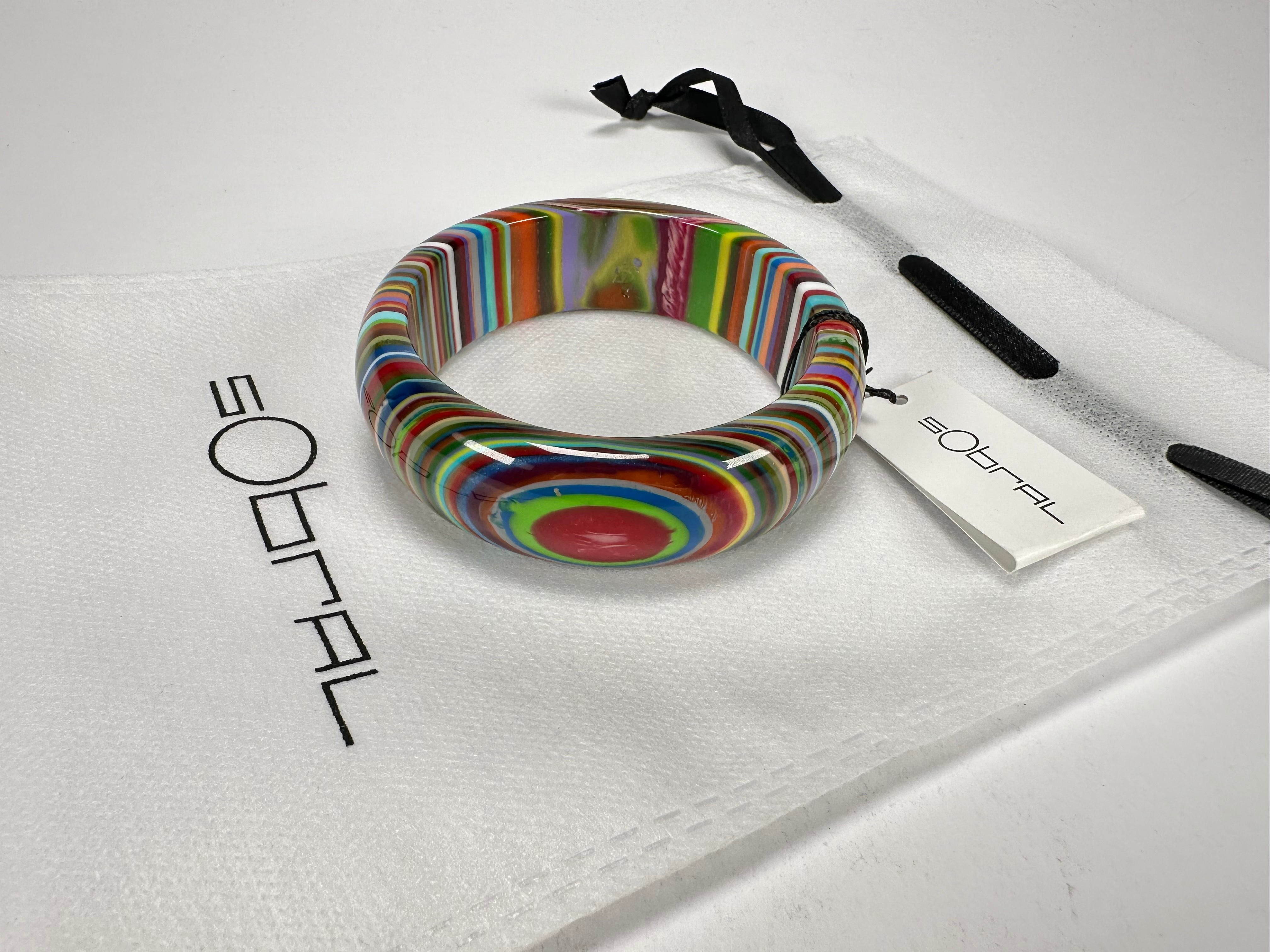 Sobral - Pop Art "PB24" Solid Resin Bangle ( 003813 )