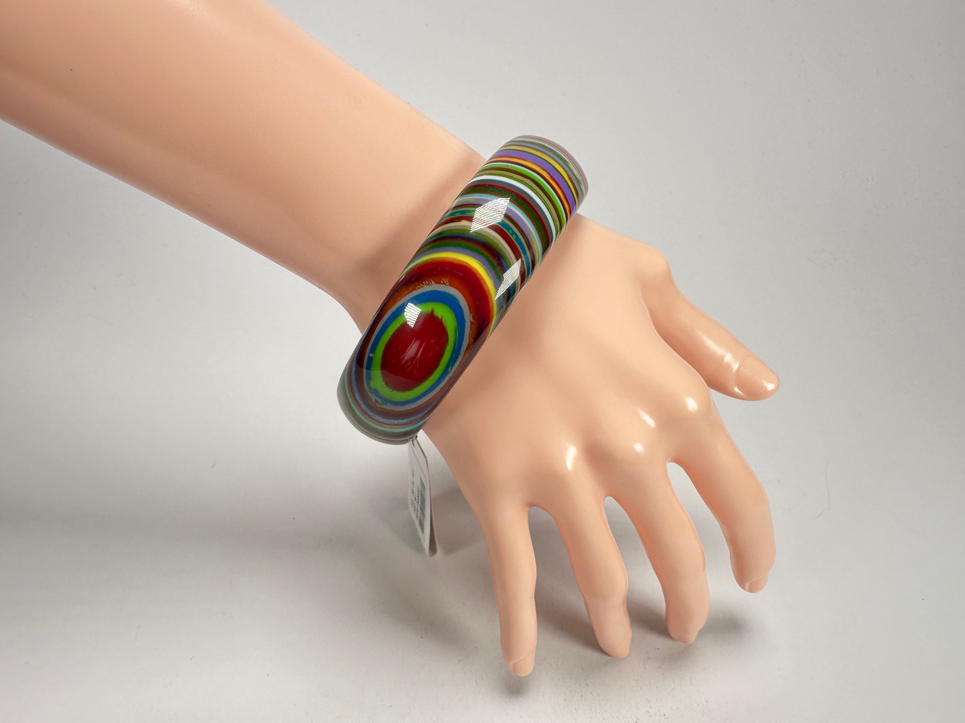Sobral - Pop Art "PB24" Solid Resin Bangle ( 003813 )