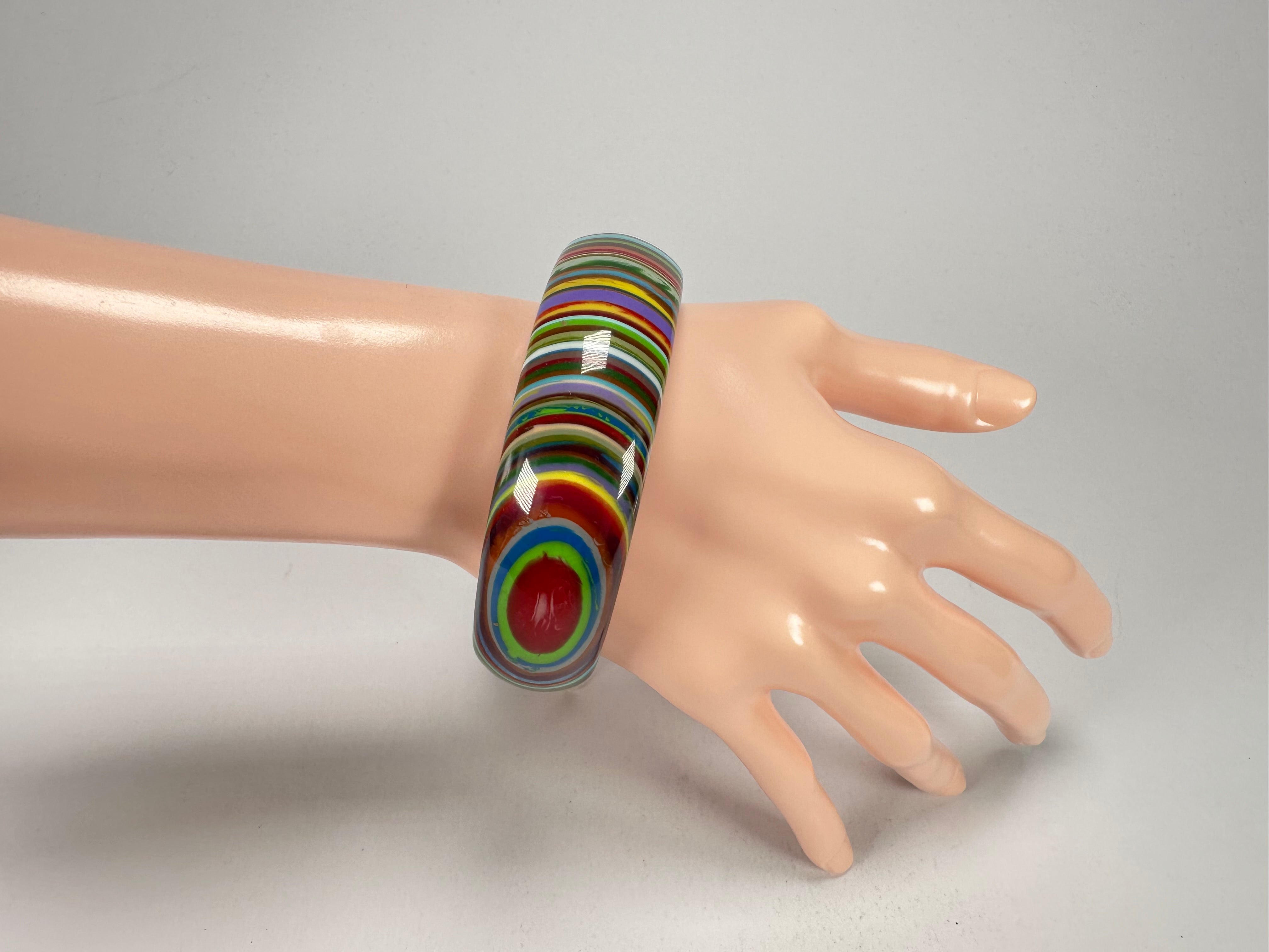 Sobral - Pop Art "PB24" Solid Resin Bangle ( 003813 )