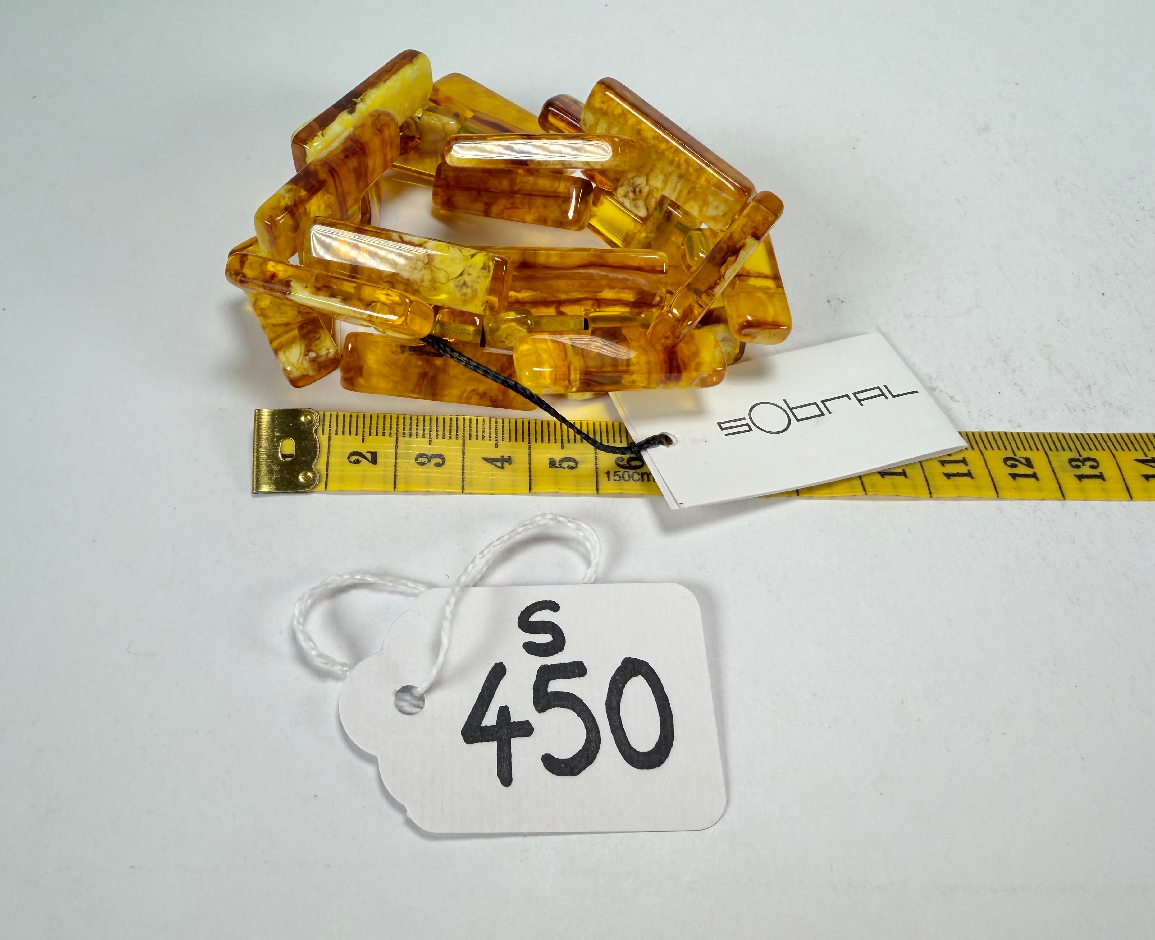 Sobral - Terra "1WJP" Elasticated Resin Bracelet ( 003882 )