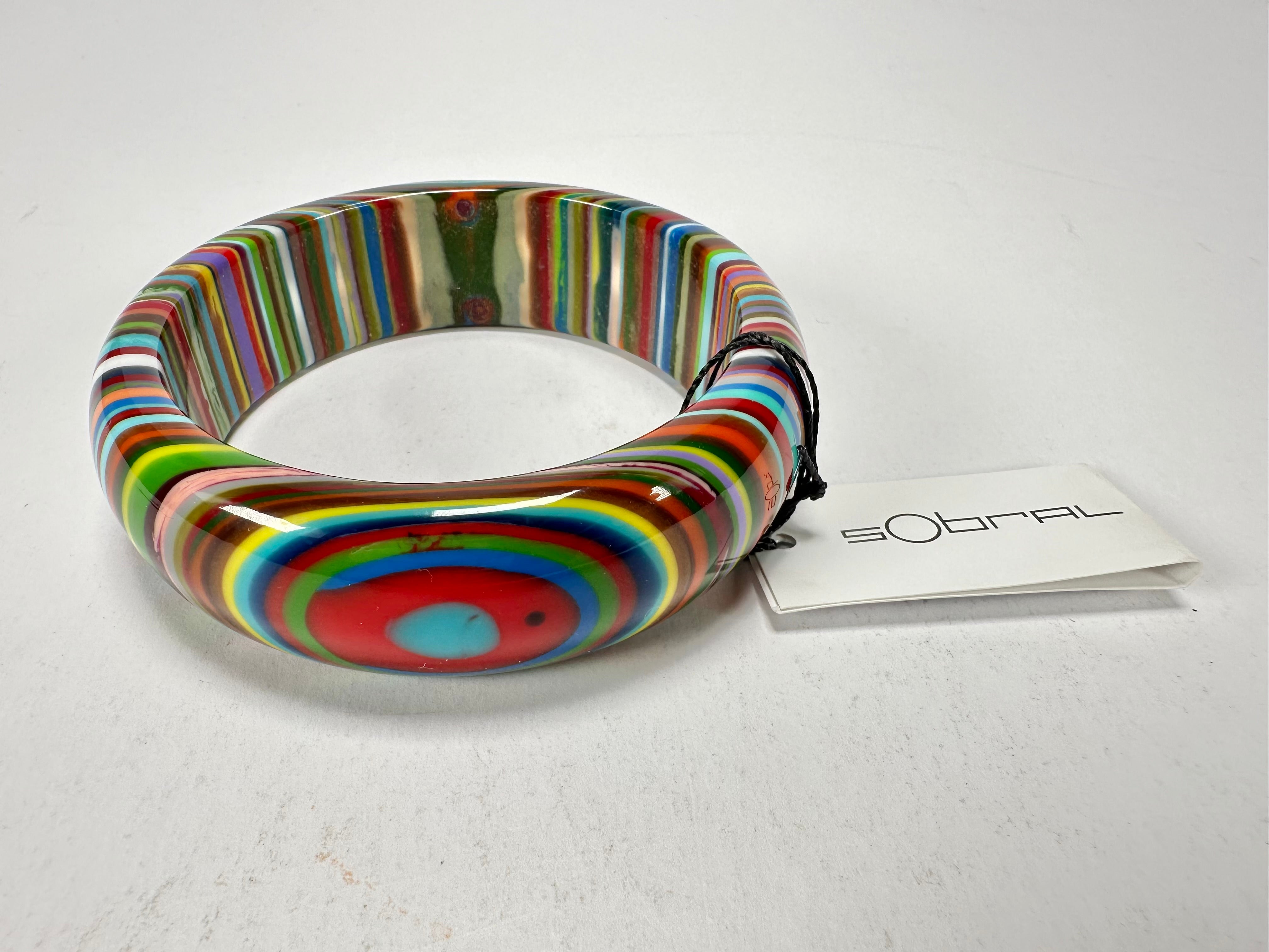 Sobral - Pop Art "PB24" Solid Resin Bangle ( 003813 )
