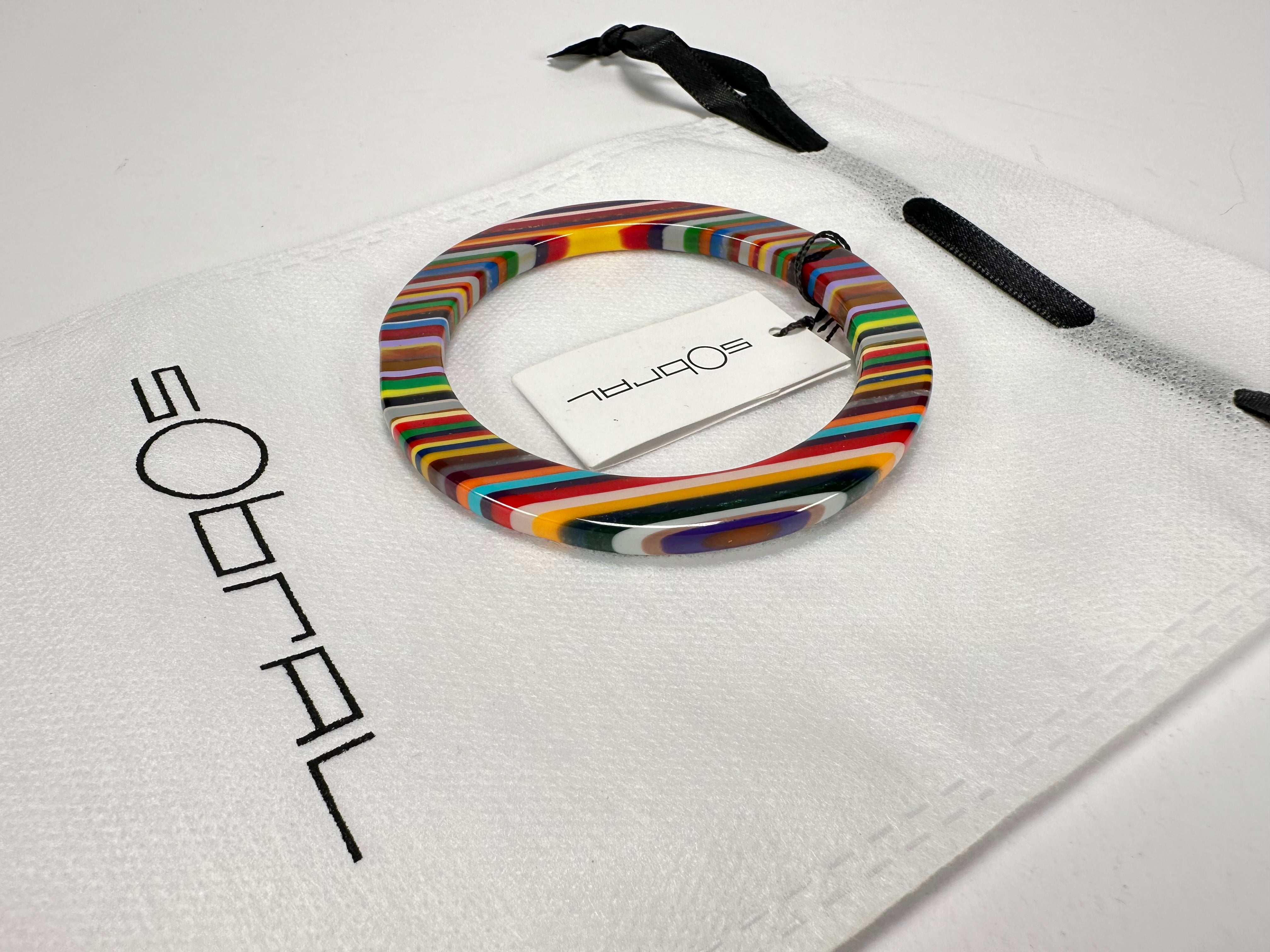 Sobral - Pop Art "PML 06" Solid Resin Bangle ( 002336 )