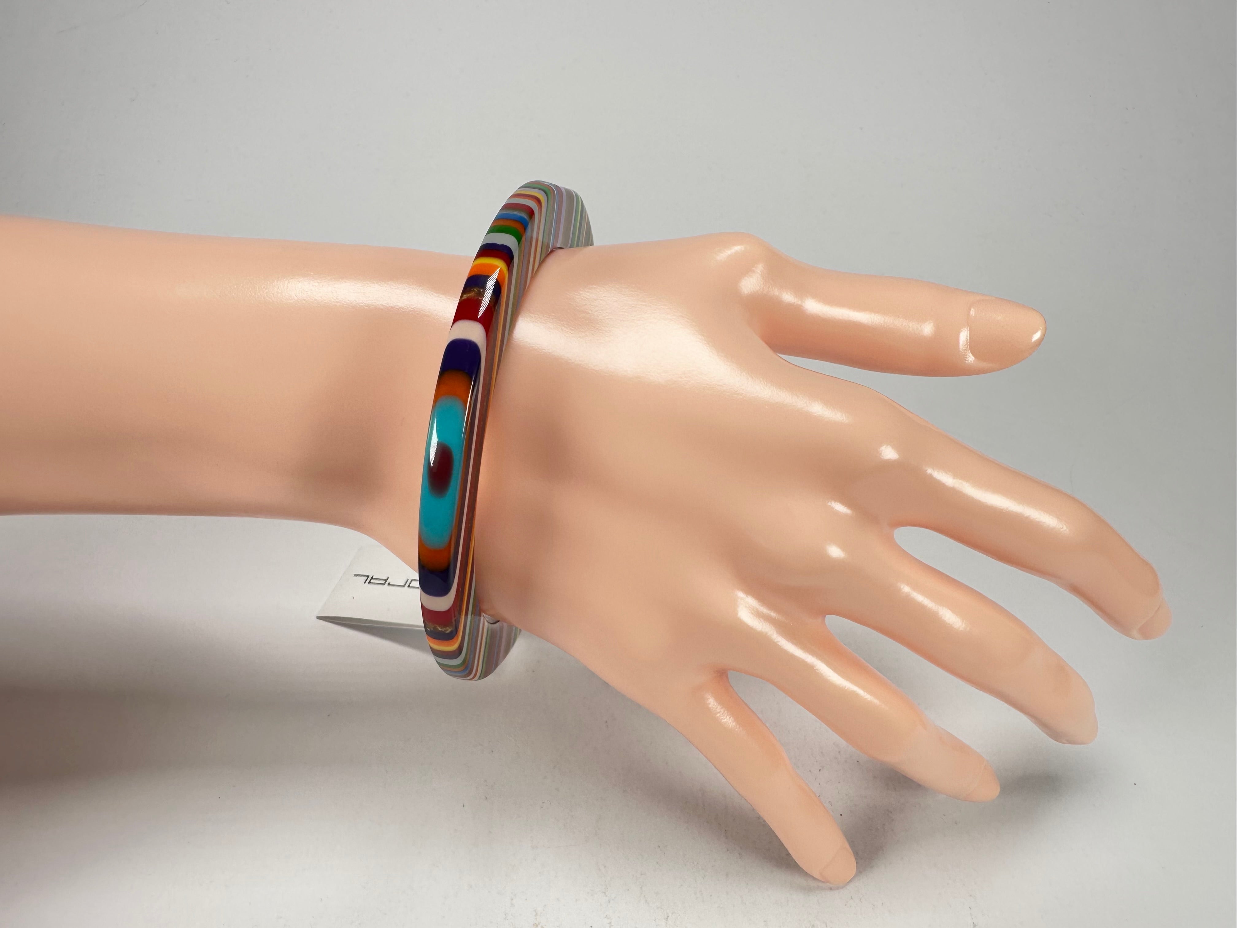 Sobral - Pop Art "PML 06" Solid Resin Bangle ( 002336 )