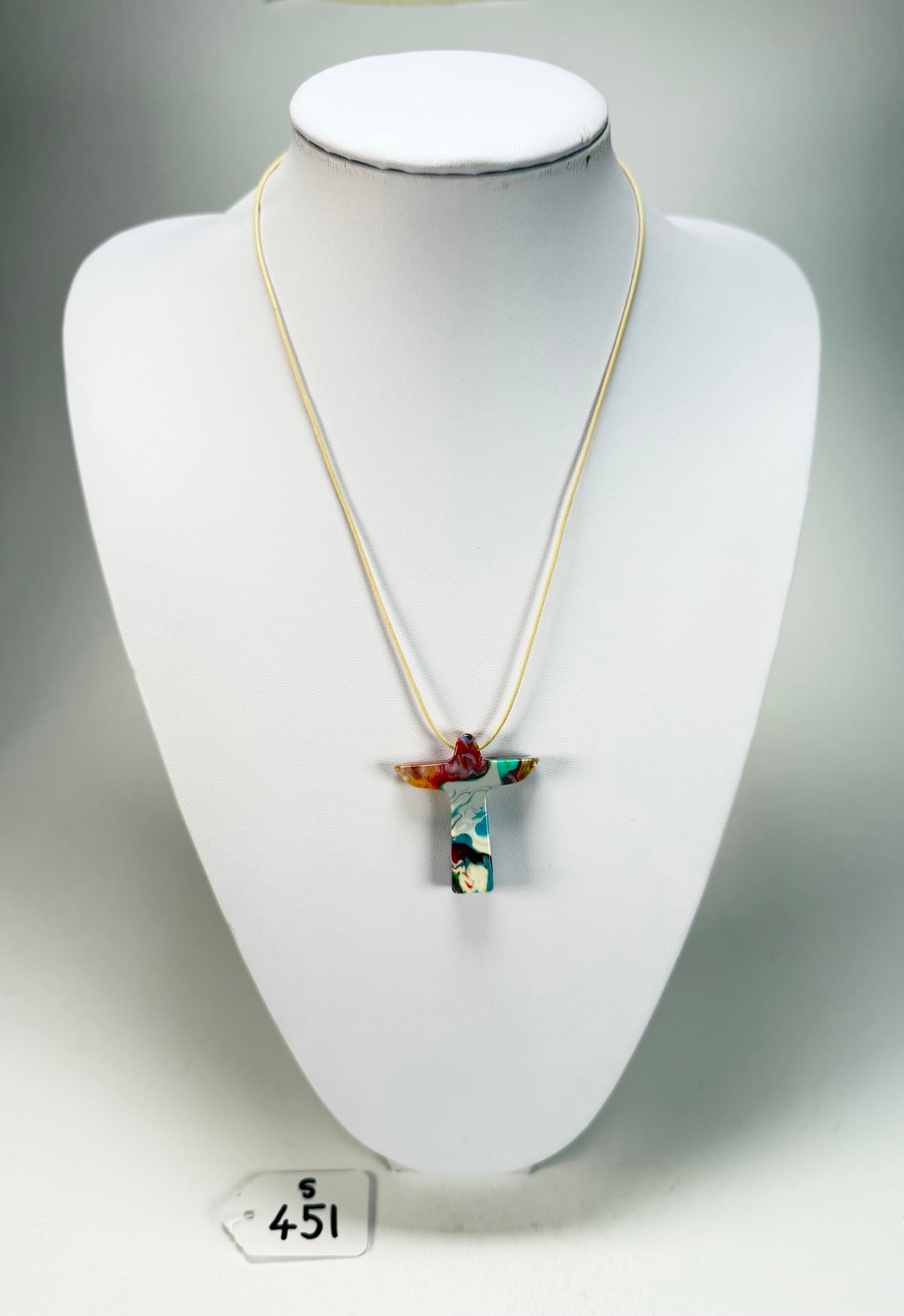 Sobral - Multi-Colour "Cristo" Pollock Resin Necklace ( 000000 )