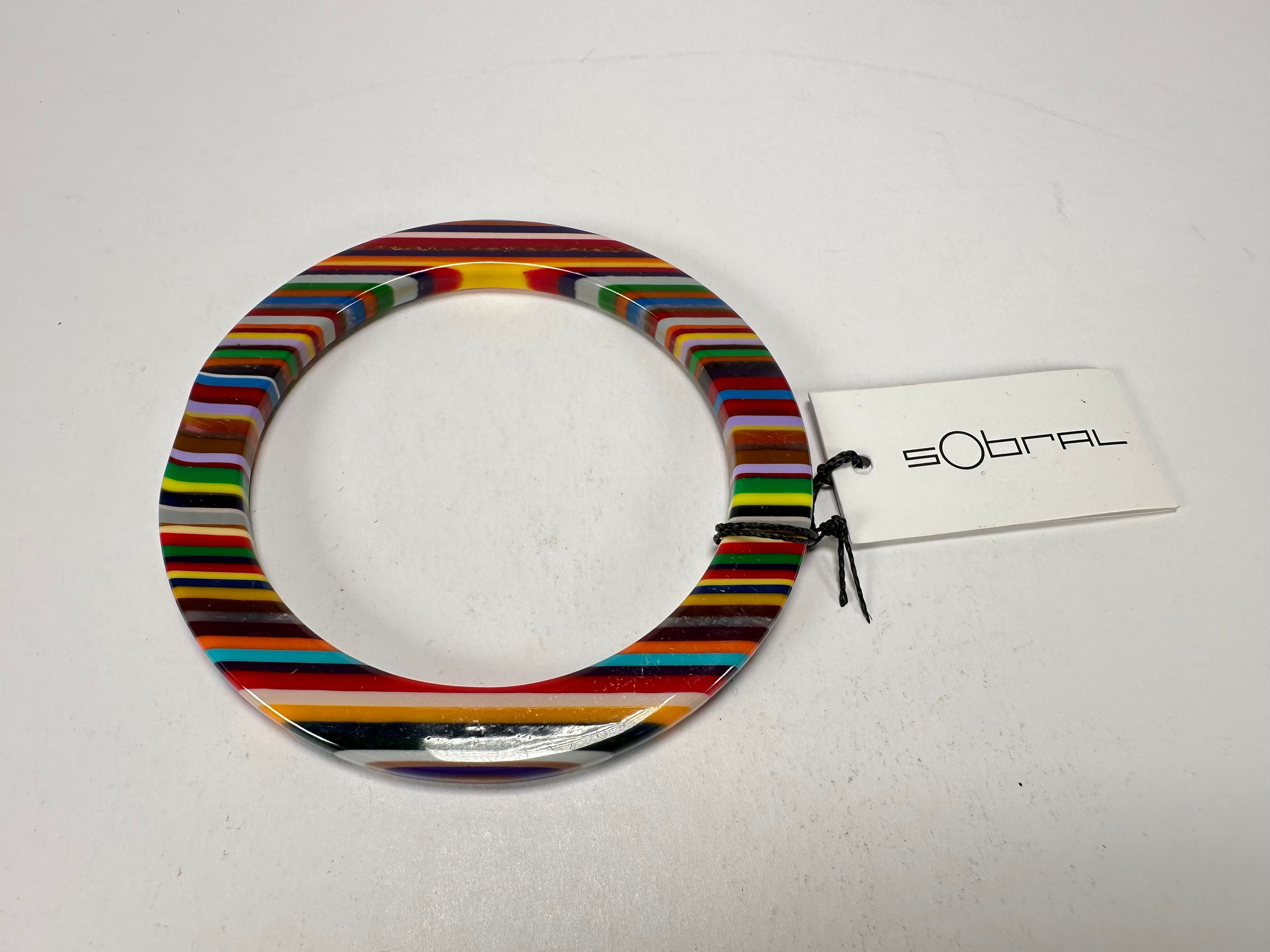 Sobral - Pop Art "PML 06" Solid Resin Bangle ( 002336 )