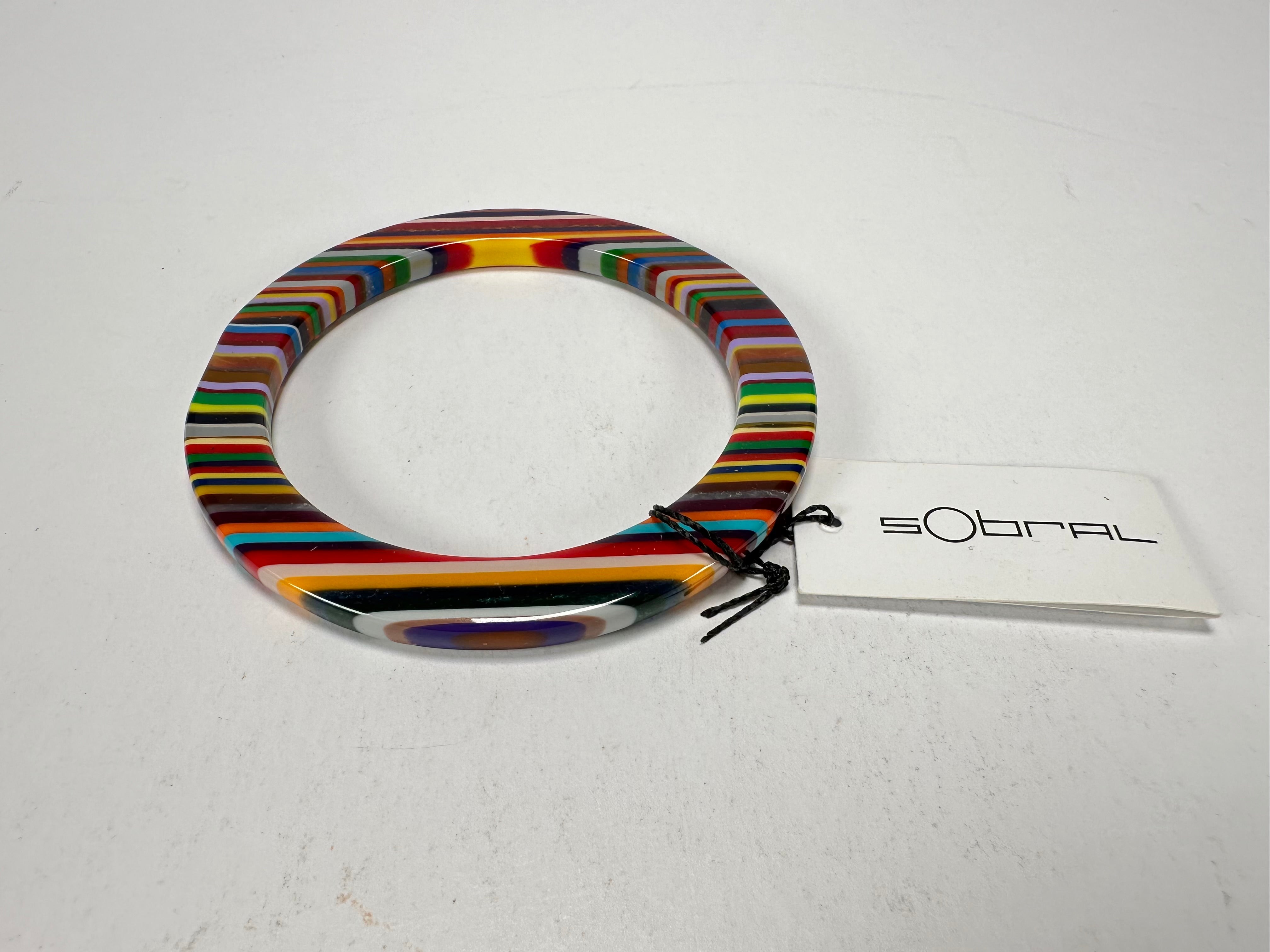 Sobral - Pop Art "PML 06" Solid Resin Bangle ( 002336 )