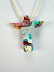 Sobral - Multi-Colour "Cristo" Pollock Resin Necklace ( 000000 )