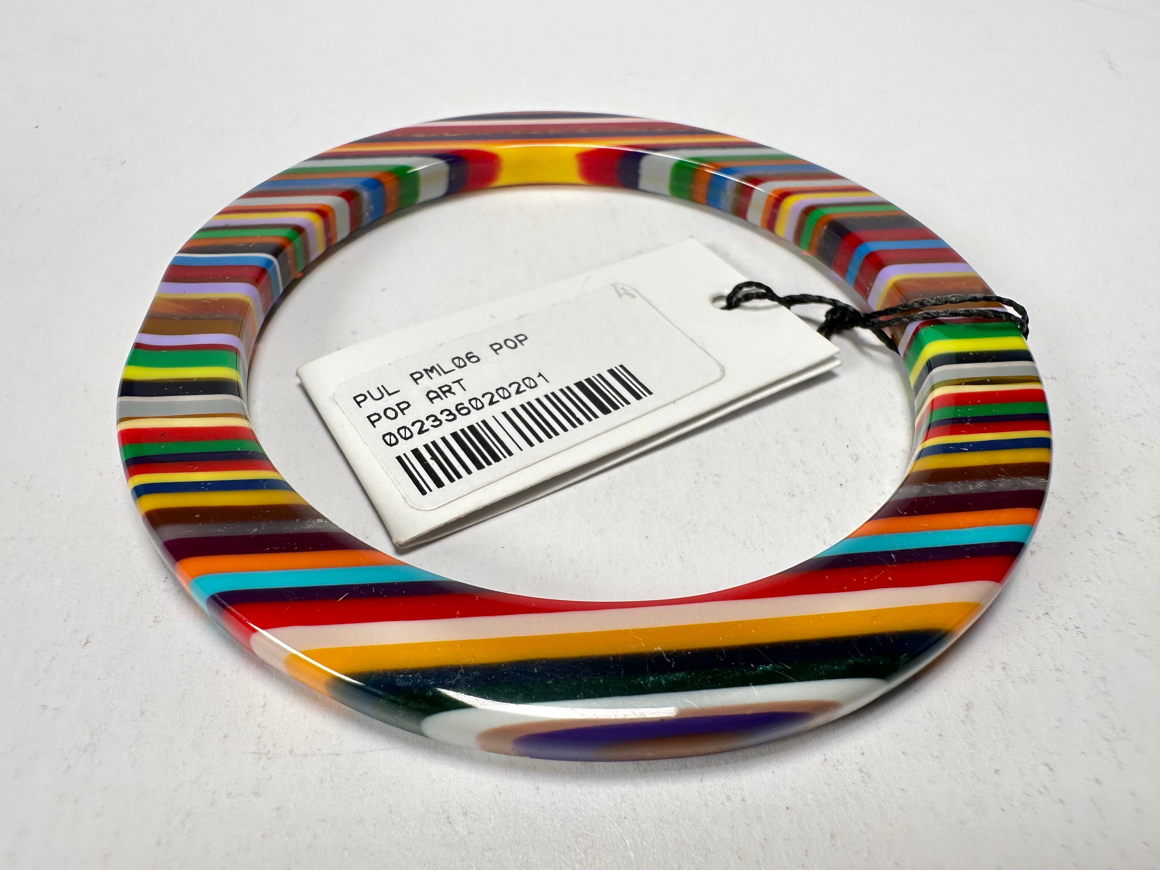 Sobral - Pop Art "PML 06" Solid Resin Bangle ( 002336 )