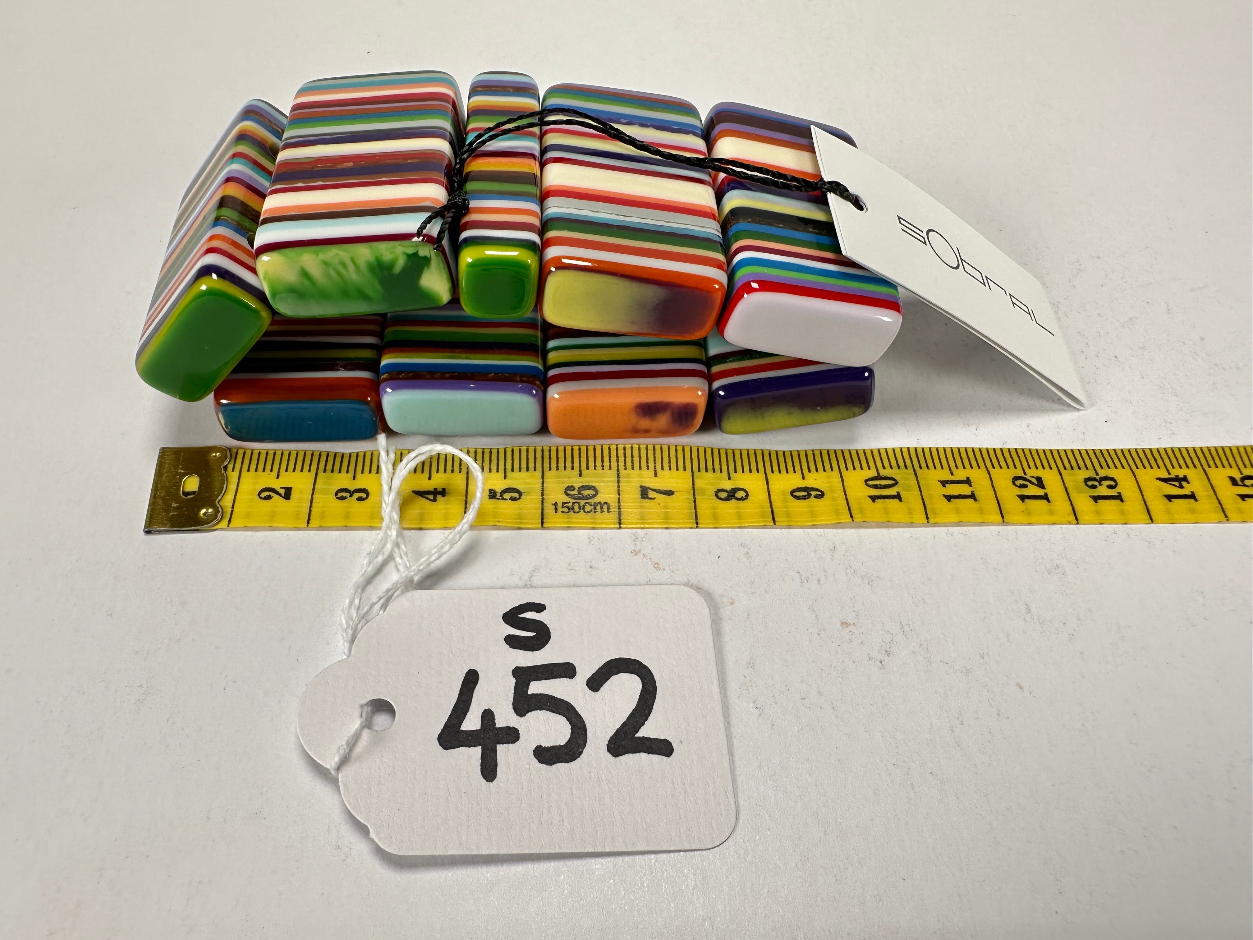 Sobral - Pop Art "8 pçs 1/2" Elasticated Resin Bracelet ( 000376 )