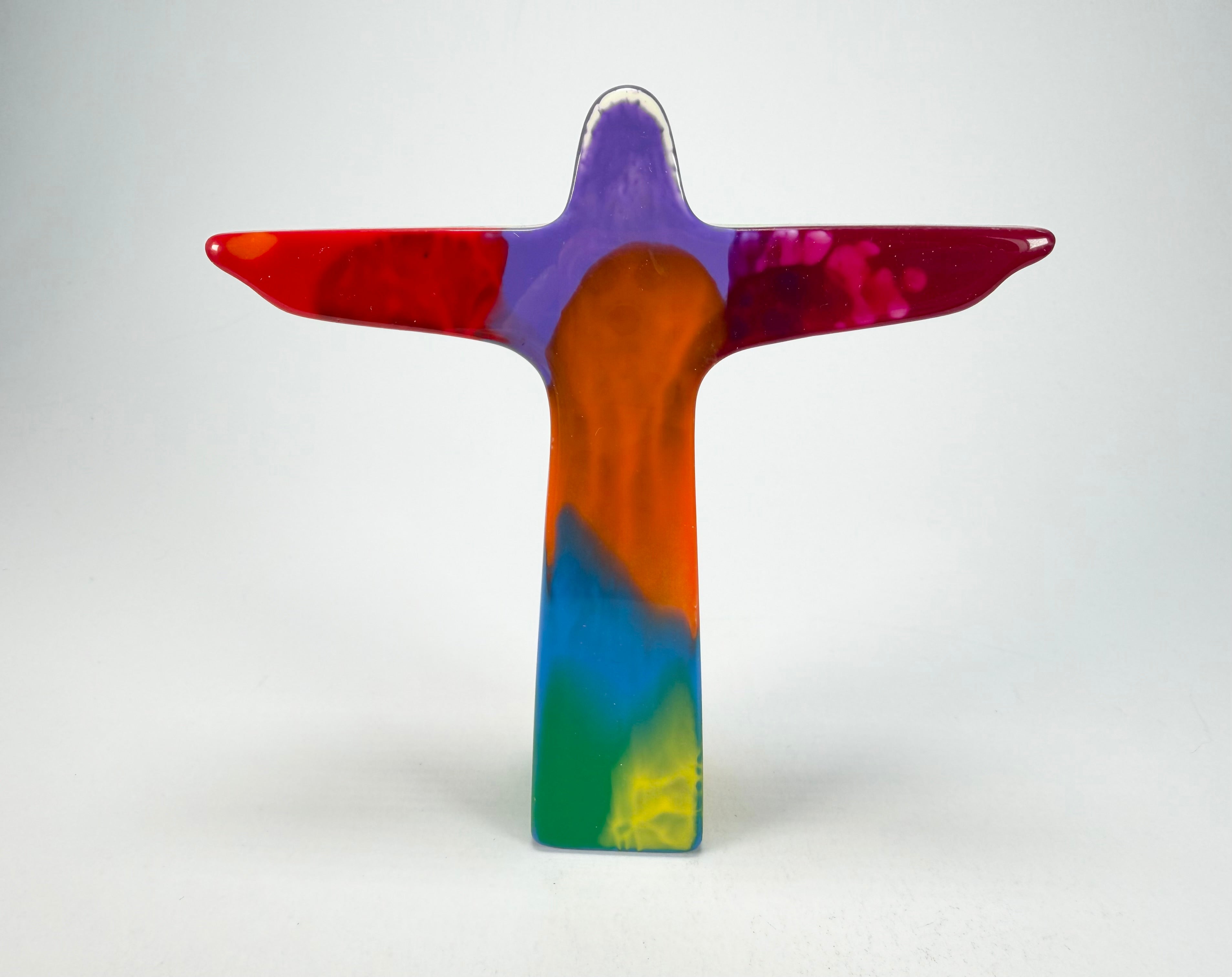 Sobral - Landmark "Cristo" Multi-Colour Pollock Medium 14cm Statue Ornament ( 000000 )