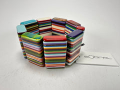 Sobral - Pop Art "8 pçs 1/2" Elasticated Resin Bracelet ( 000376 )
