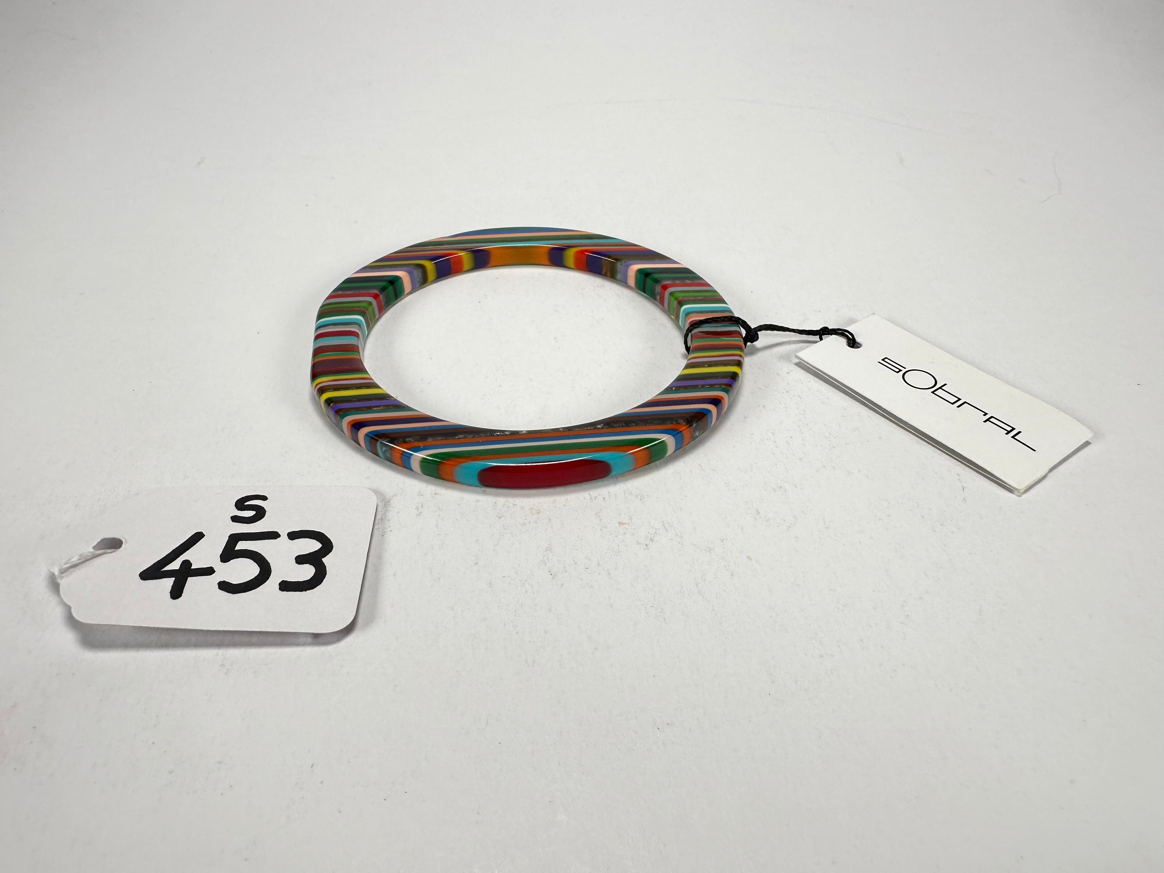 Sobral - Pop Art "PML 06" Solid Resin Bangle ( 002336 )