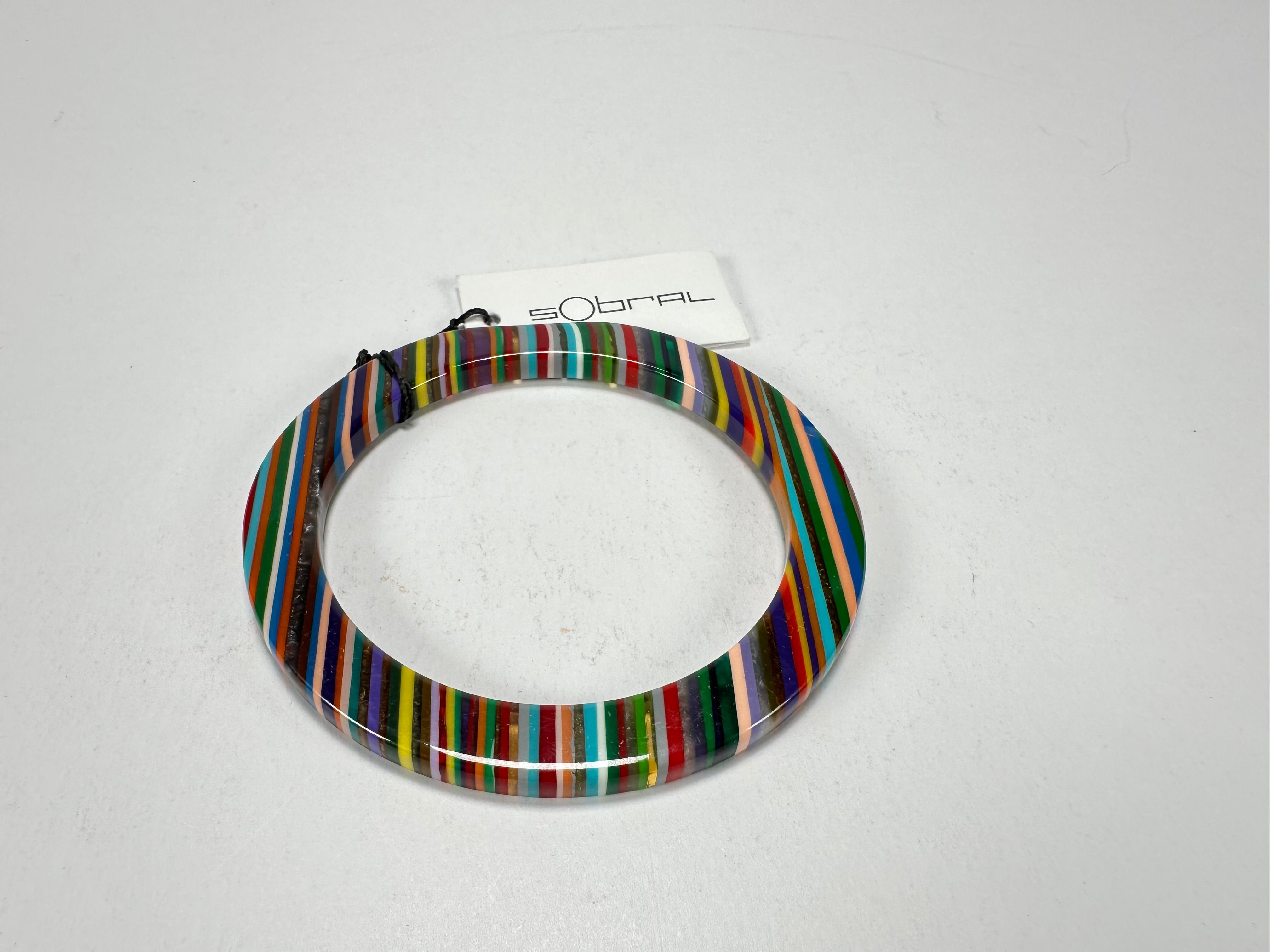 Sobral - Pop Art "PML 06" Solid Resin Bangle ( 002336 )