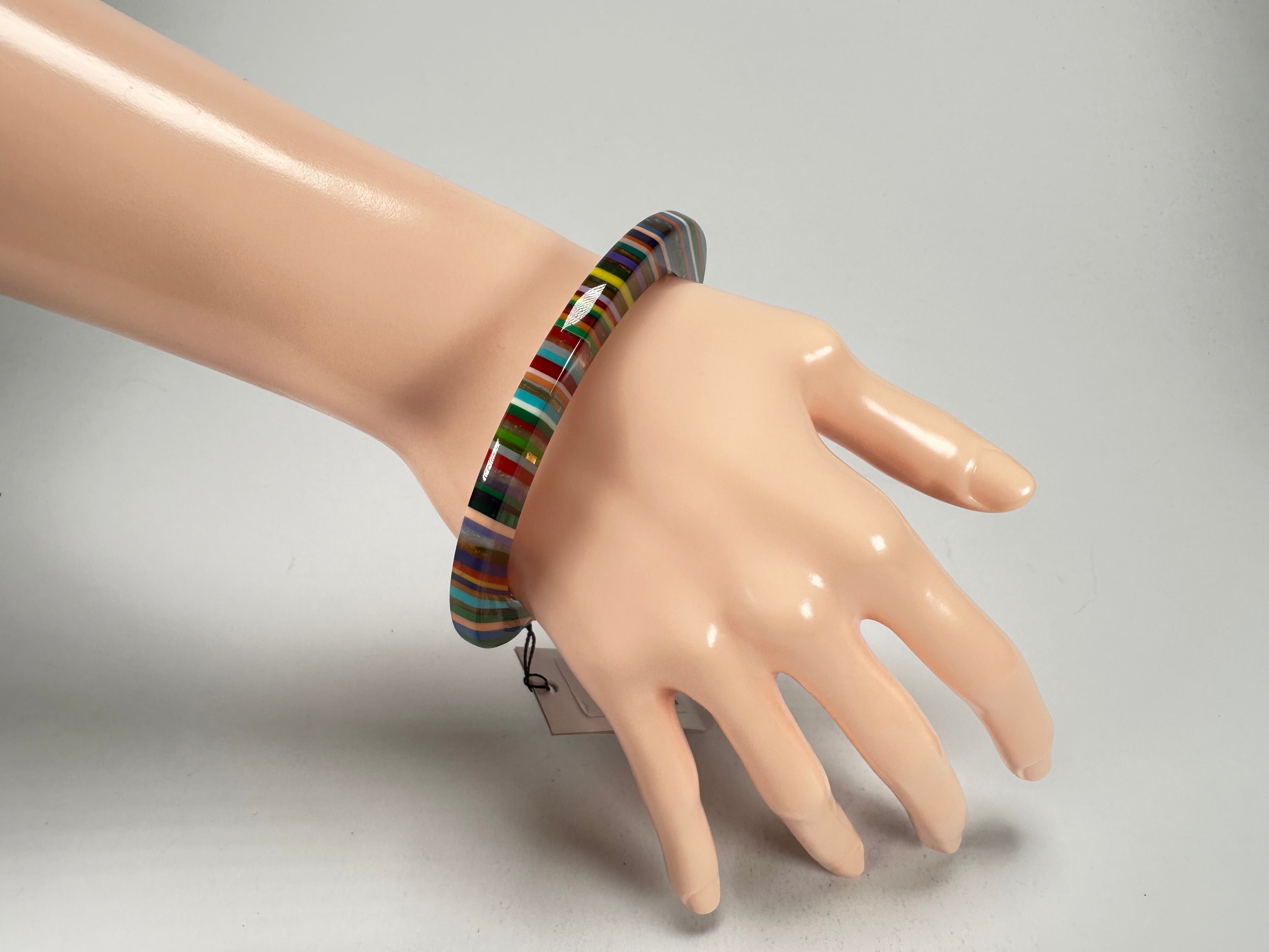 Sobral - Pop Art "PML 06" Solid Resin Bangle ( 002336 )