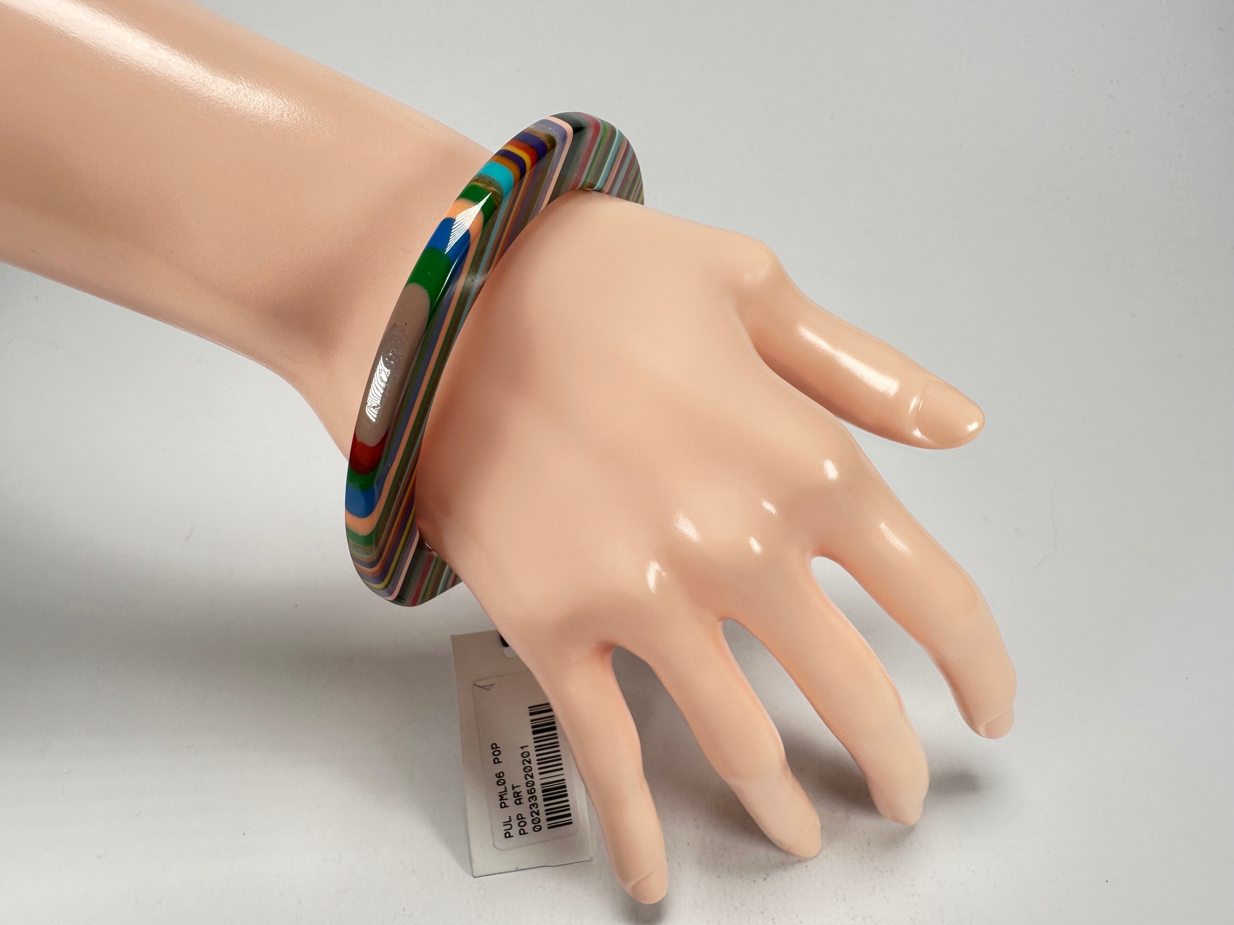 Sobral - Pop Art "PML 06" Solid Resin Bangle ( 002336 )