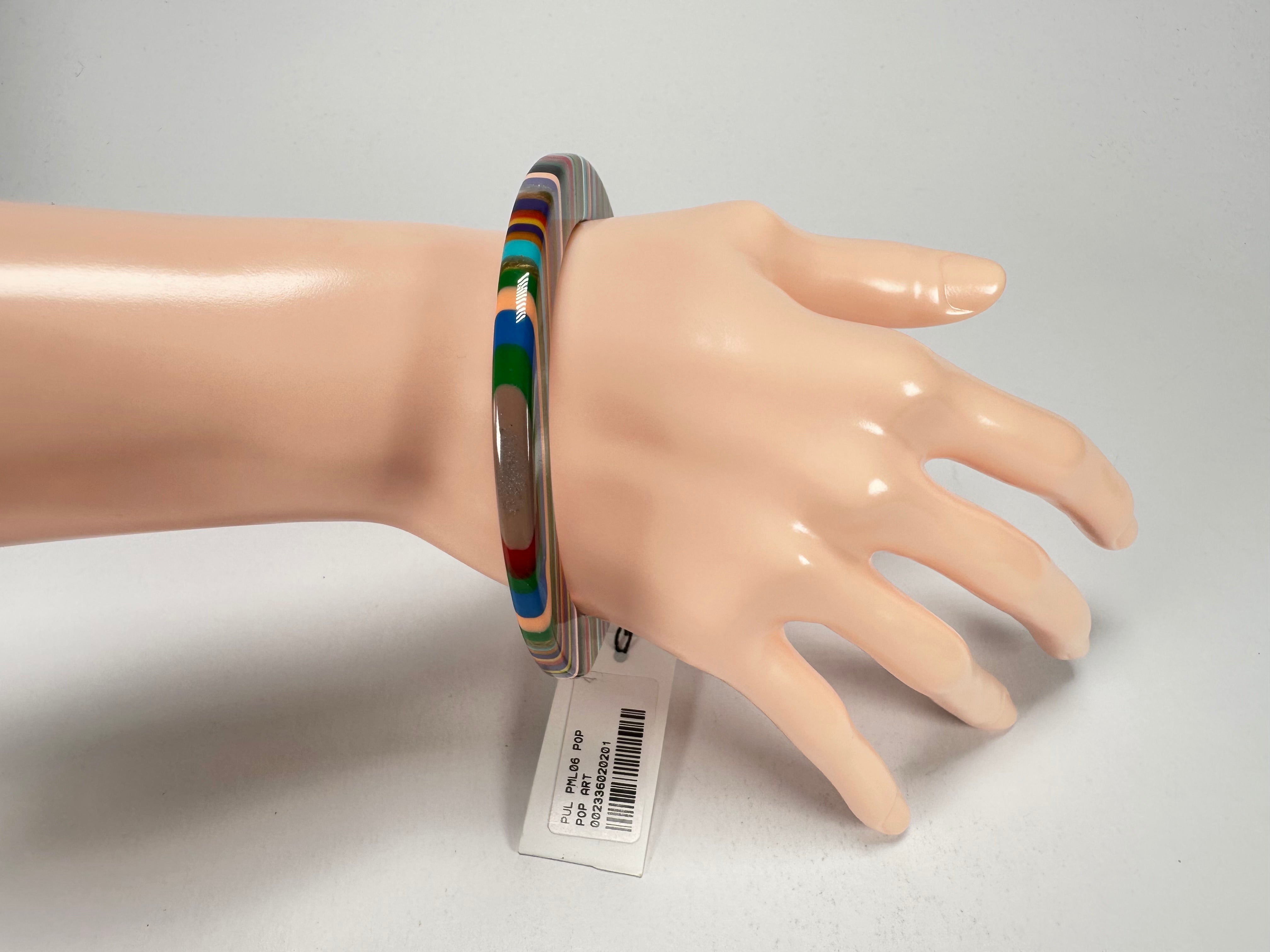 Sobral - Pop Art "PML 06" Solid Resin Bangle ( 002336 )
