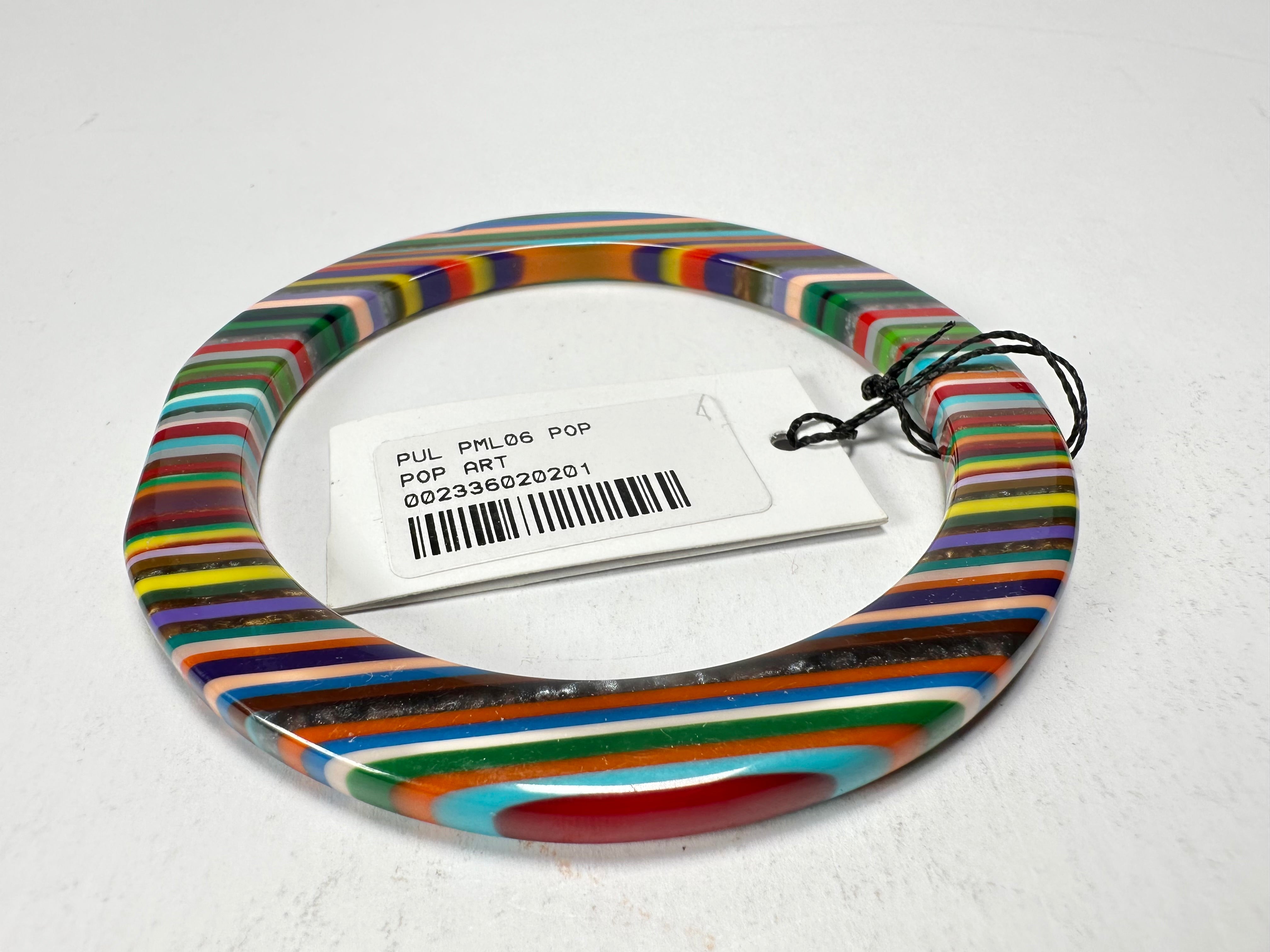 Sobral - Pop Art "PML 06" Solid Resin Bangle ( 002336 )