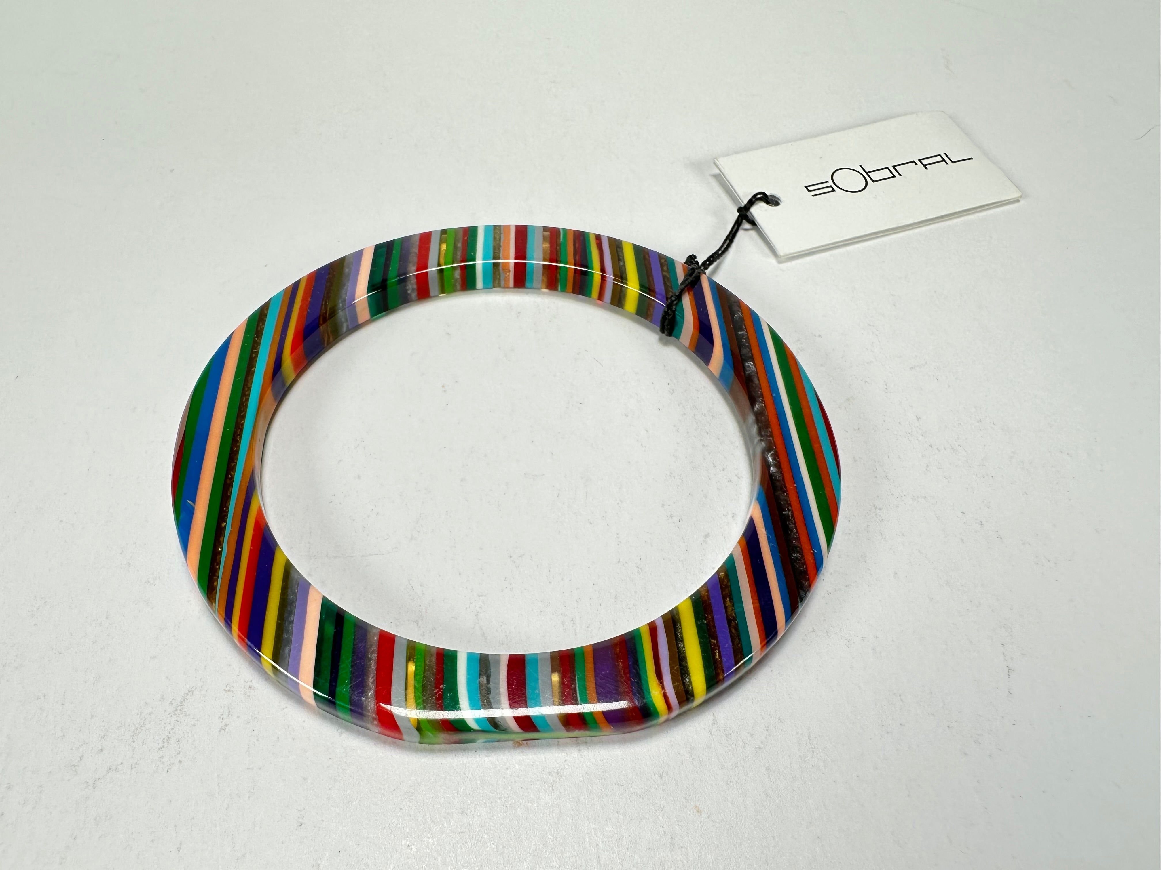 Sobral - Pop Art "PML 06" Solid Resin Bangle ( 002336 )