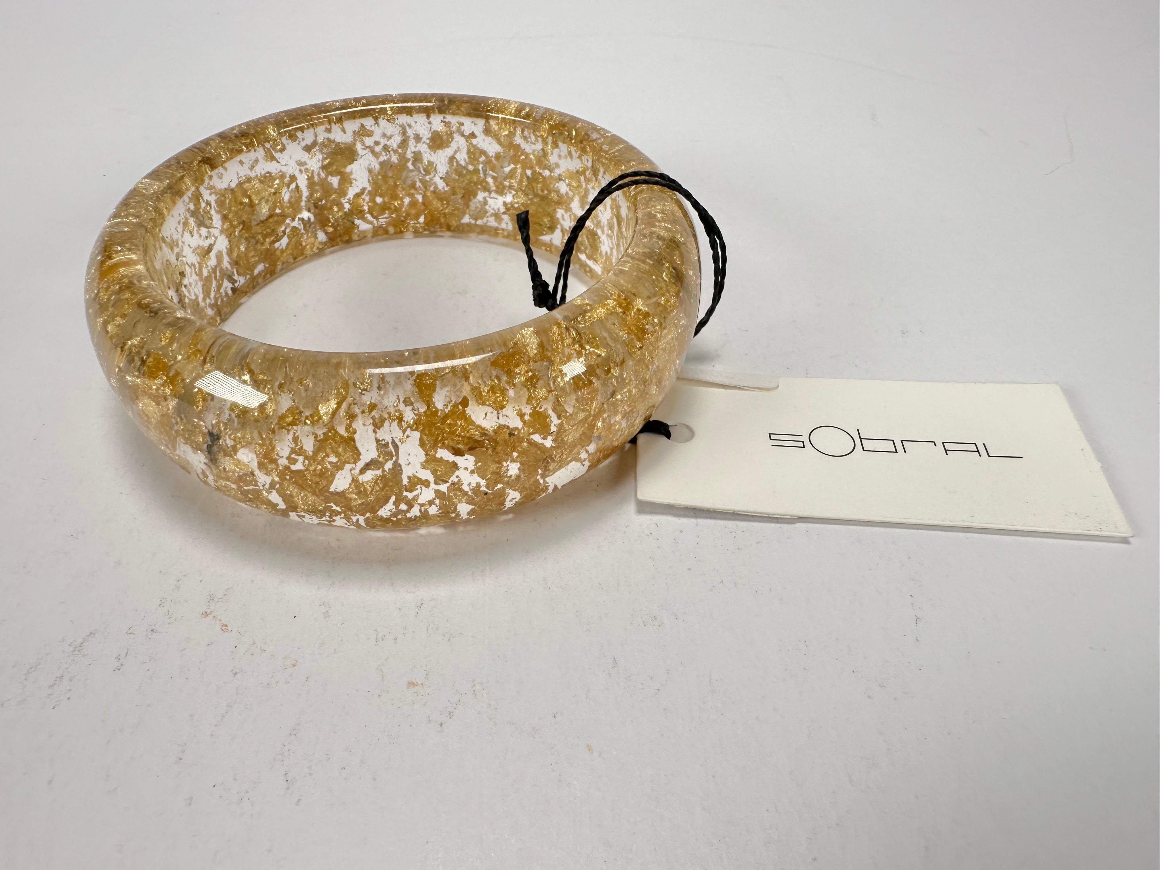 Sobral - Metalique "PB24" Resin Solid Bangle ( 003811 )