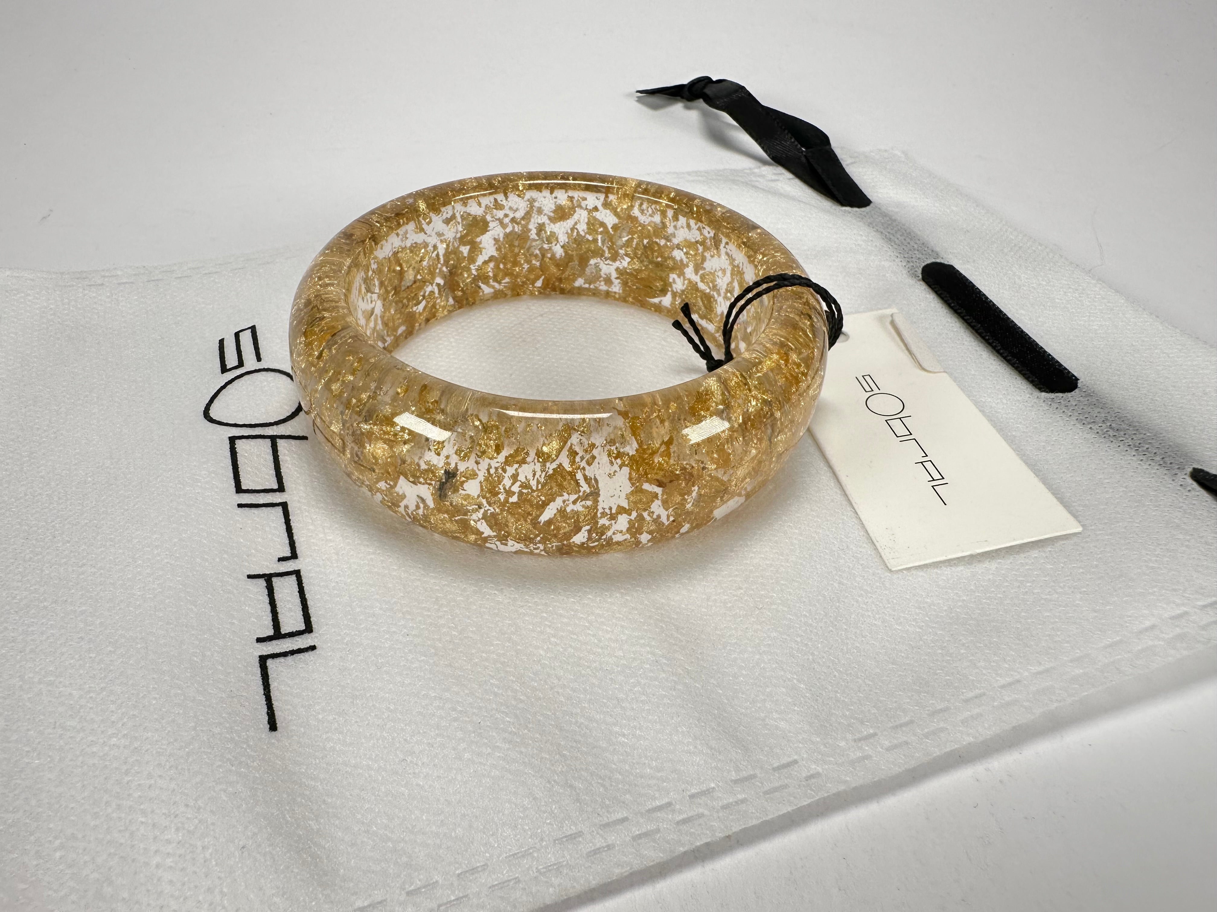 Sobral - Metalique "PB24" Resin Solid Bangle ( 003811 )