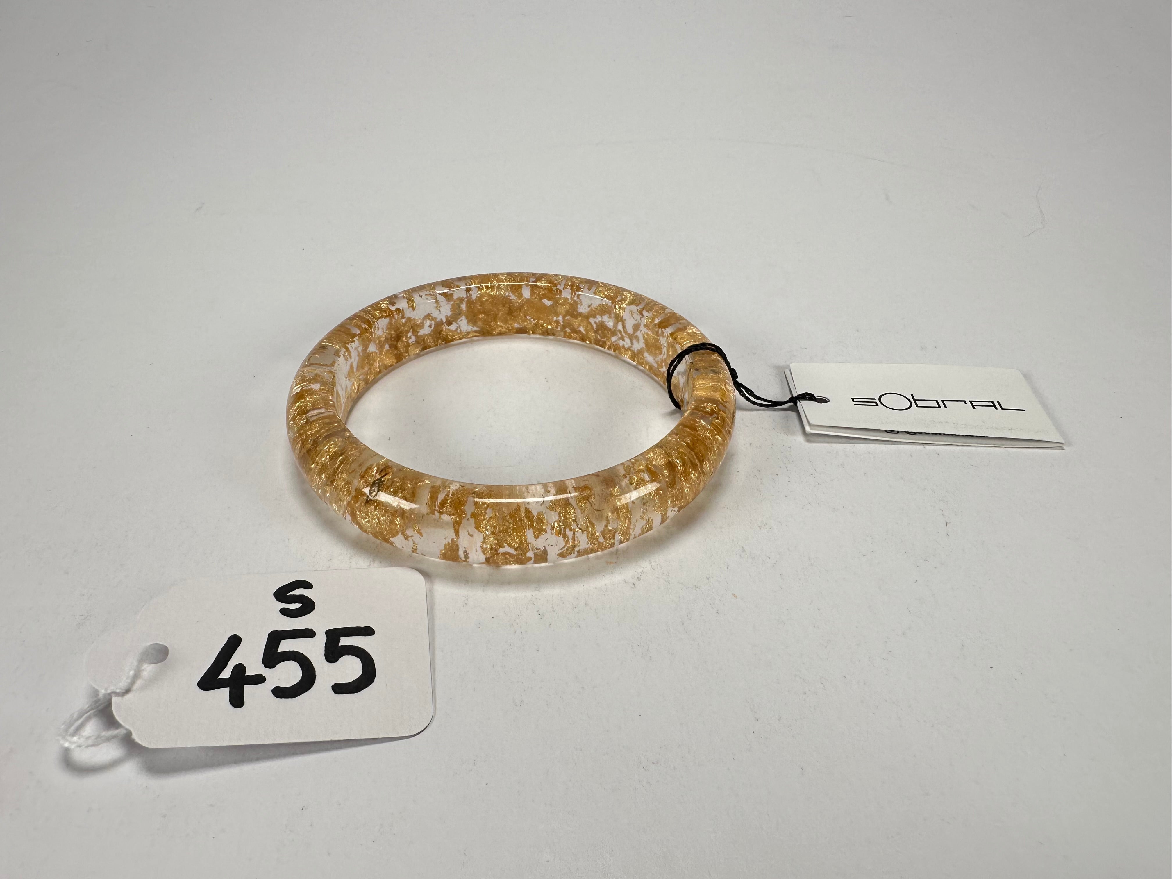 Sobral - Metalique "PB14" Resin Solid Bangle ( 003810 )