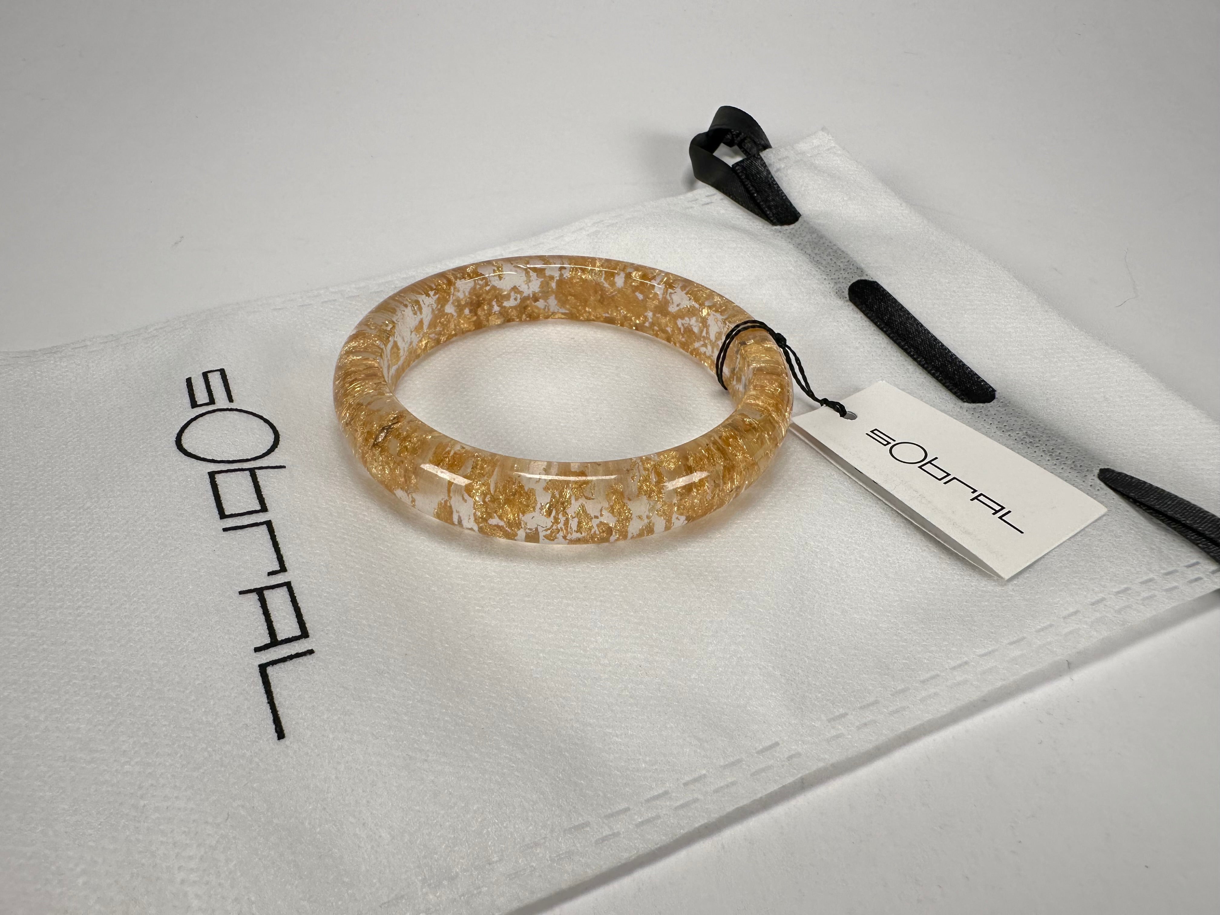 Sobral - Metalique "PB14" Resin Solid Bangle ( 003810 )