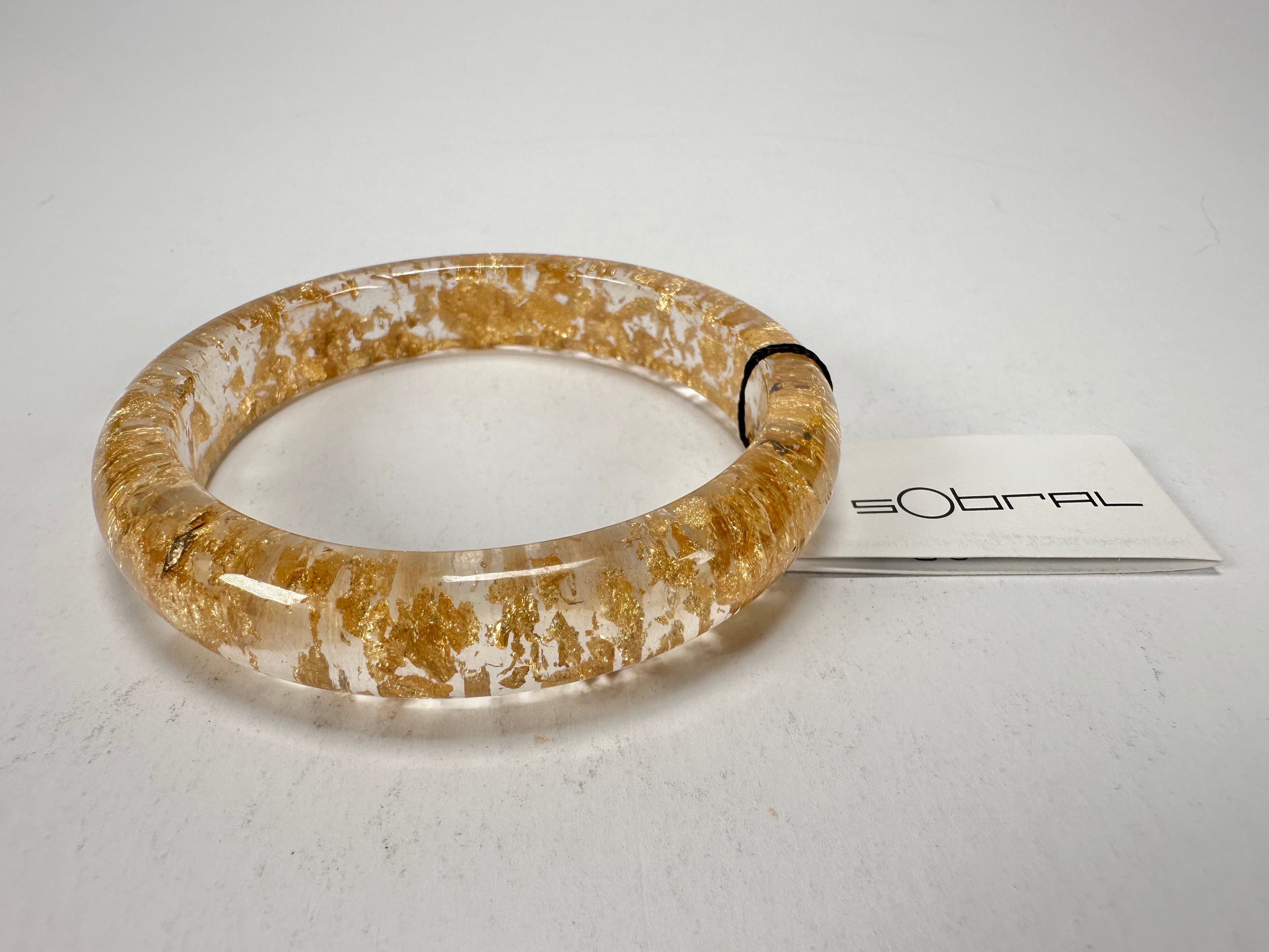 Sobral - Metalique "PB14" Resin Solid Bangle ( 003810 )