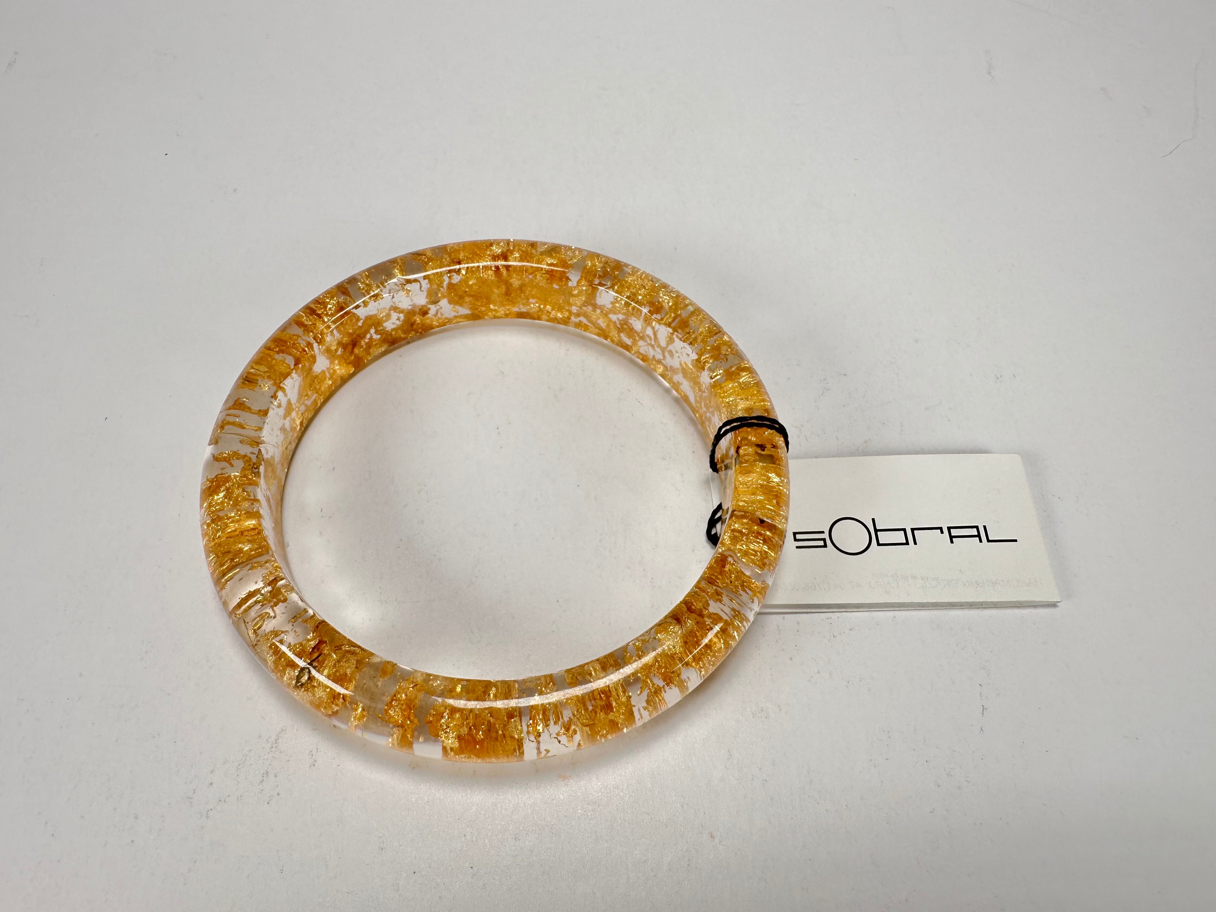 Sobral - Metalique "PB14" Resin Solid Bangle ( 003810 )