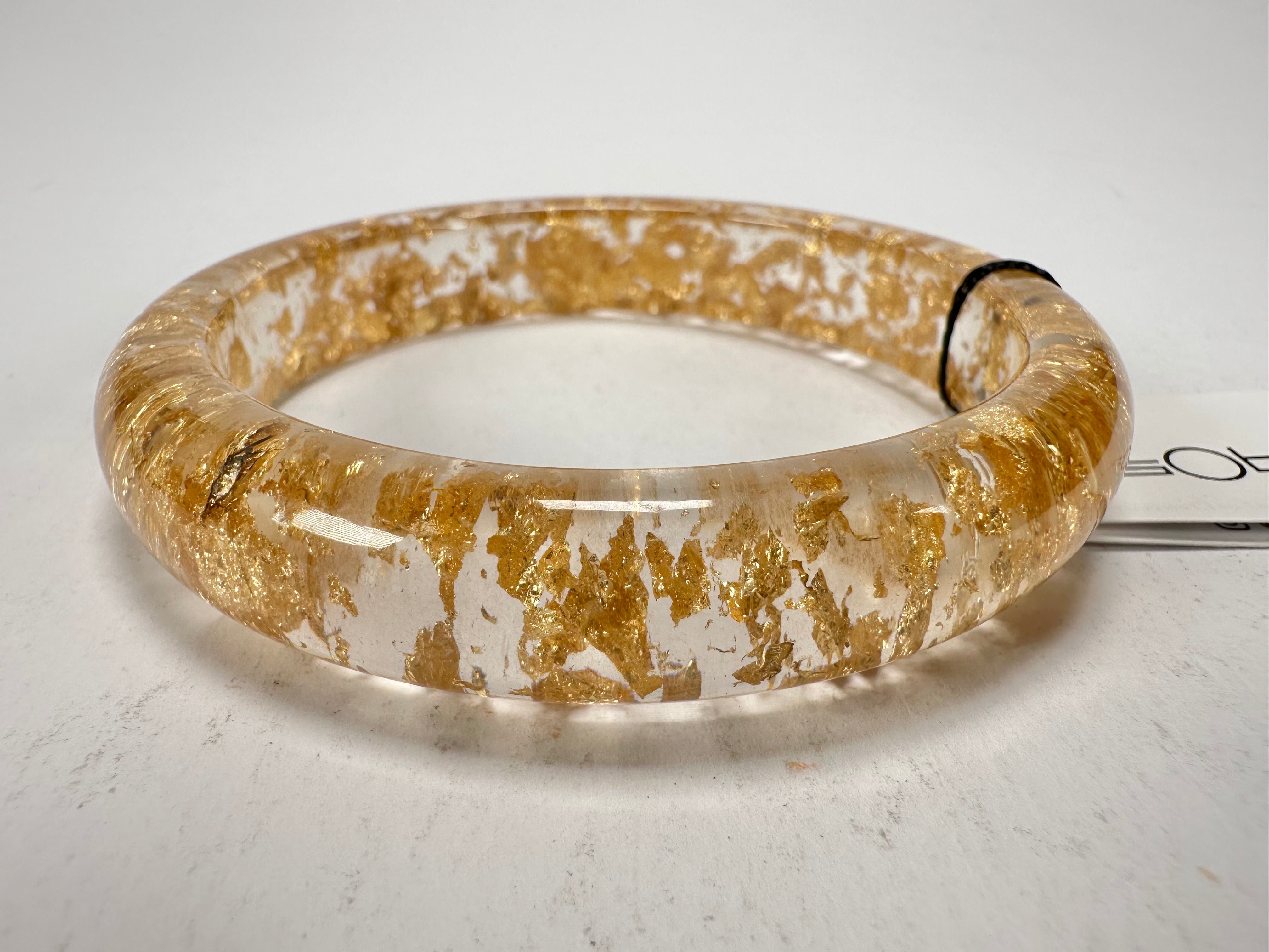 Sobral - Metalique "PB14" Resin Solid Bangle ( 003810 )