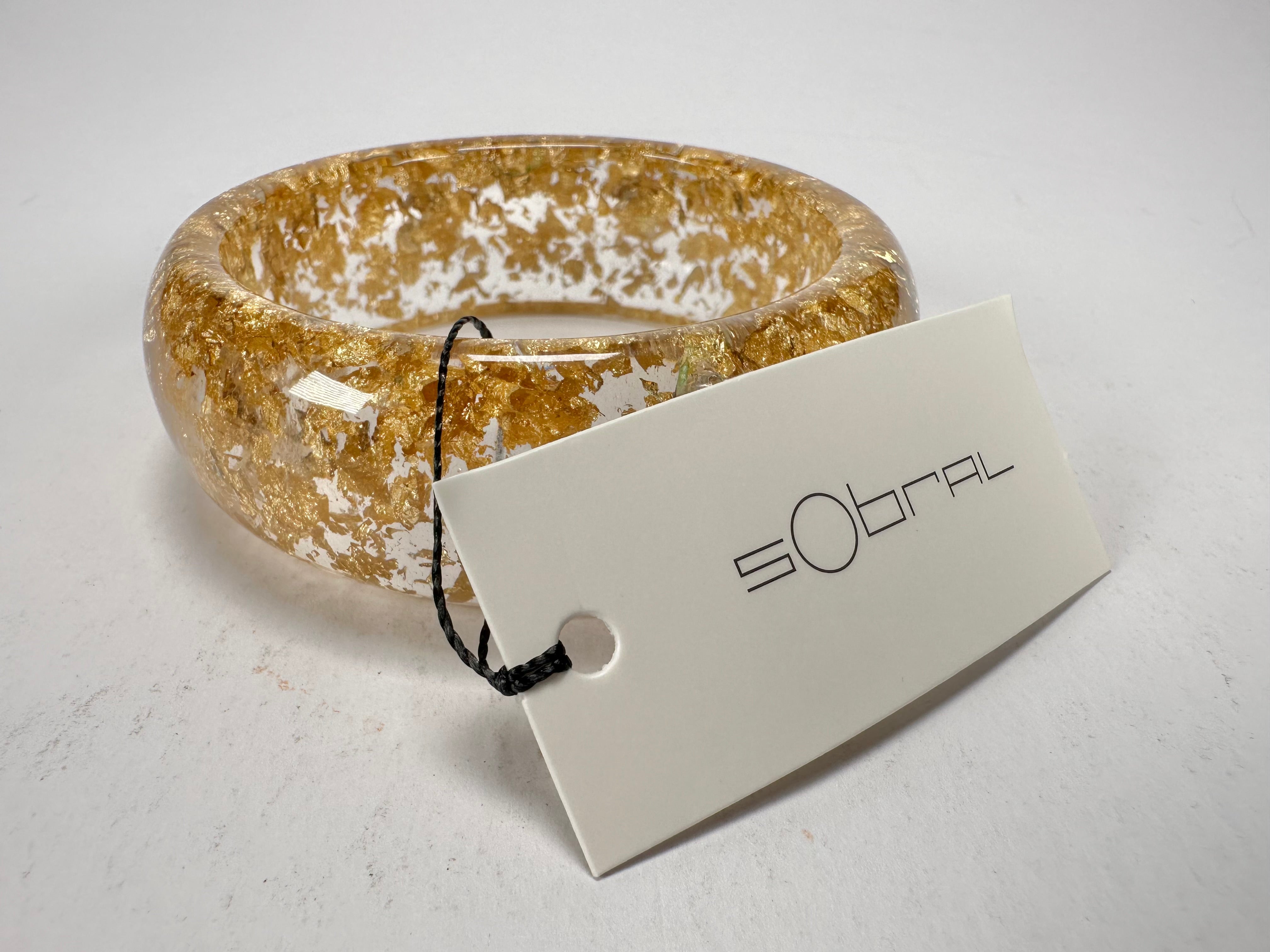 Sobral - Metalique "PB24" Resin Solid Bangle ( 003811 )