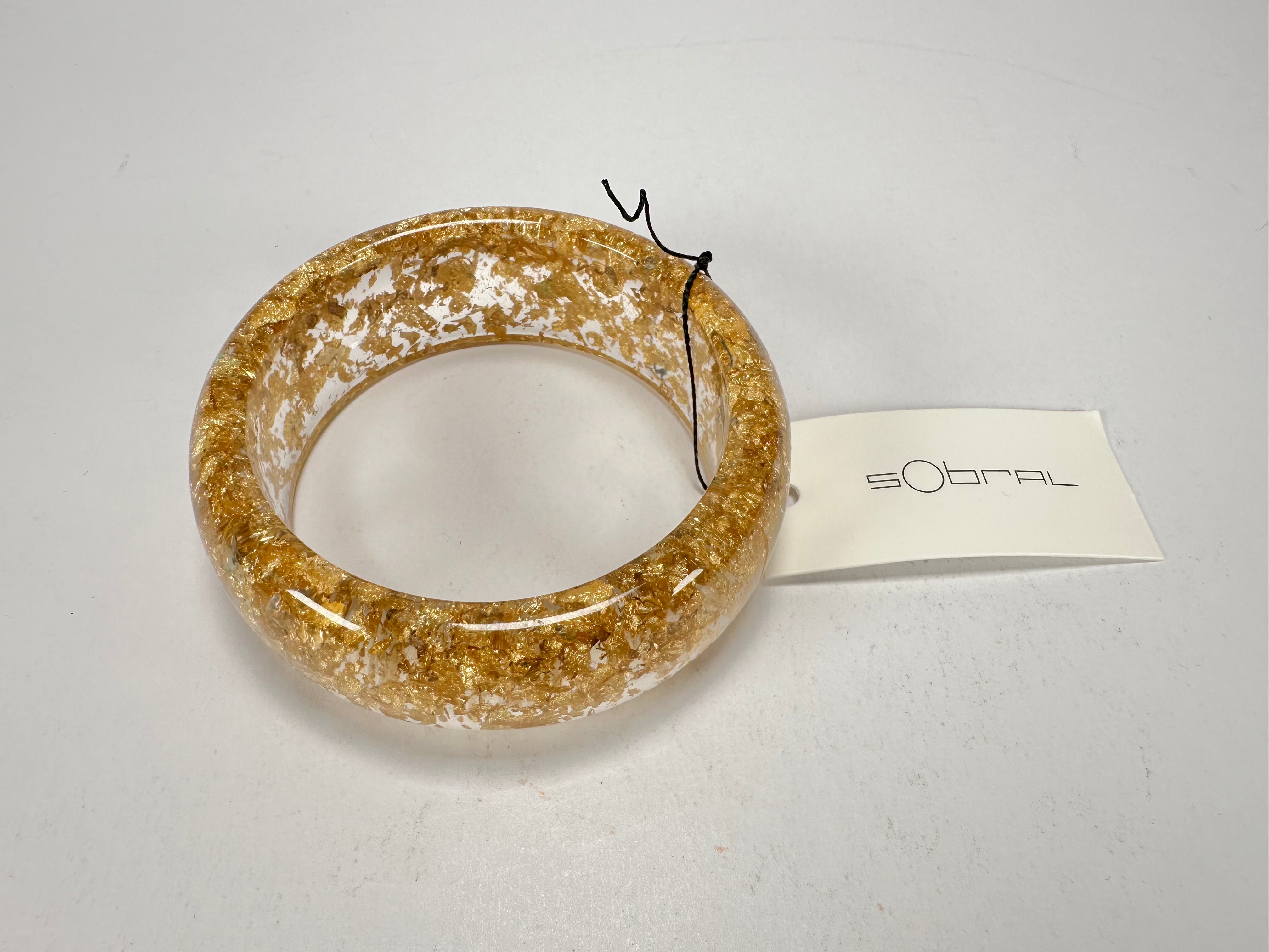 Sobral - Metalique "PB24" Resin Solid Bangle ( 003811 )