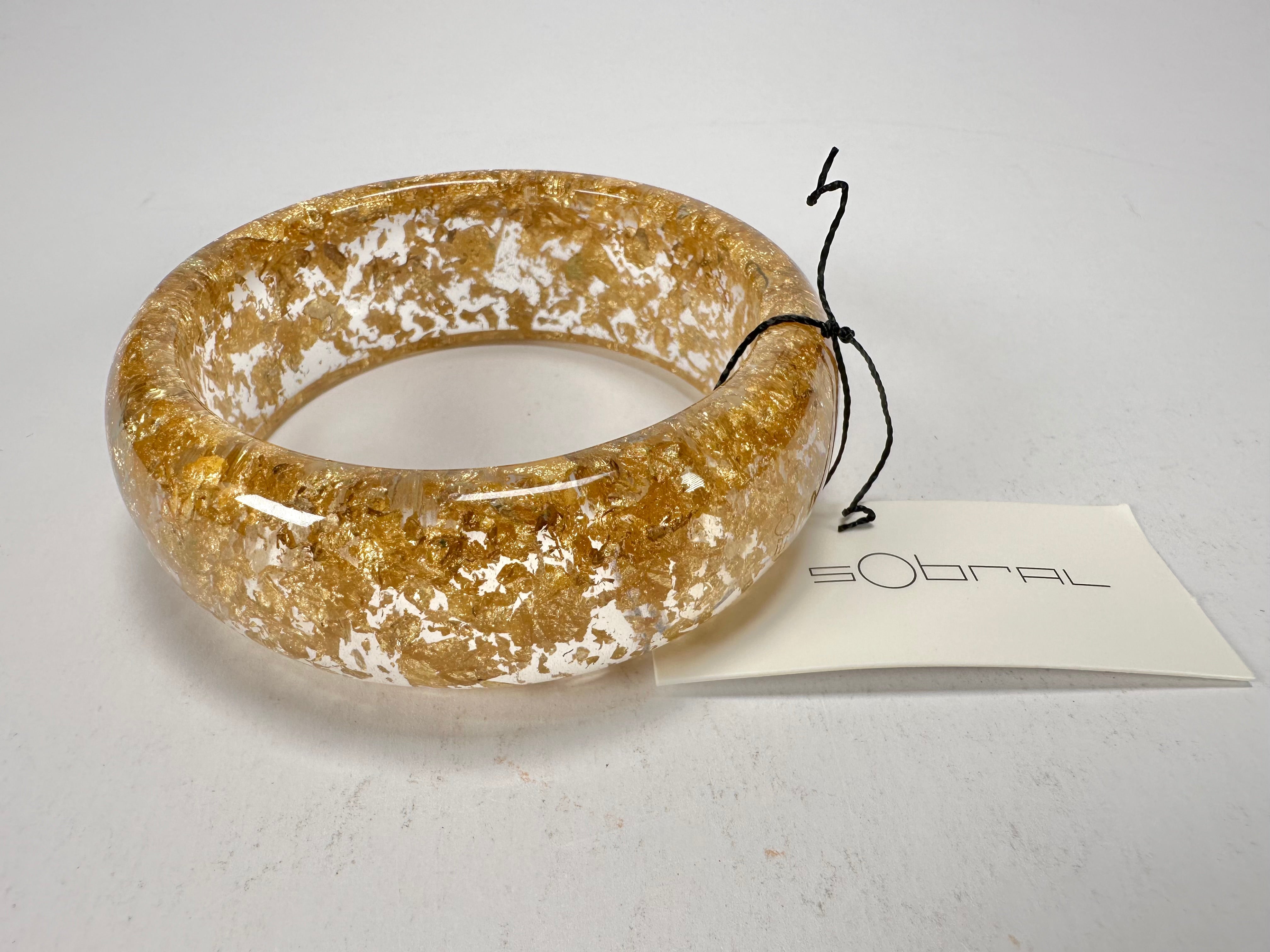 Sobral - Metalique "PB24" Resin Solid Bangle ( 003811 )