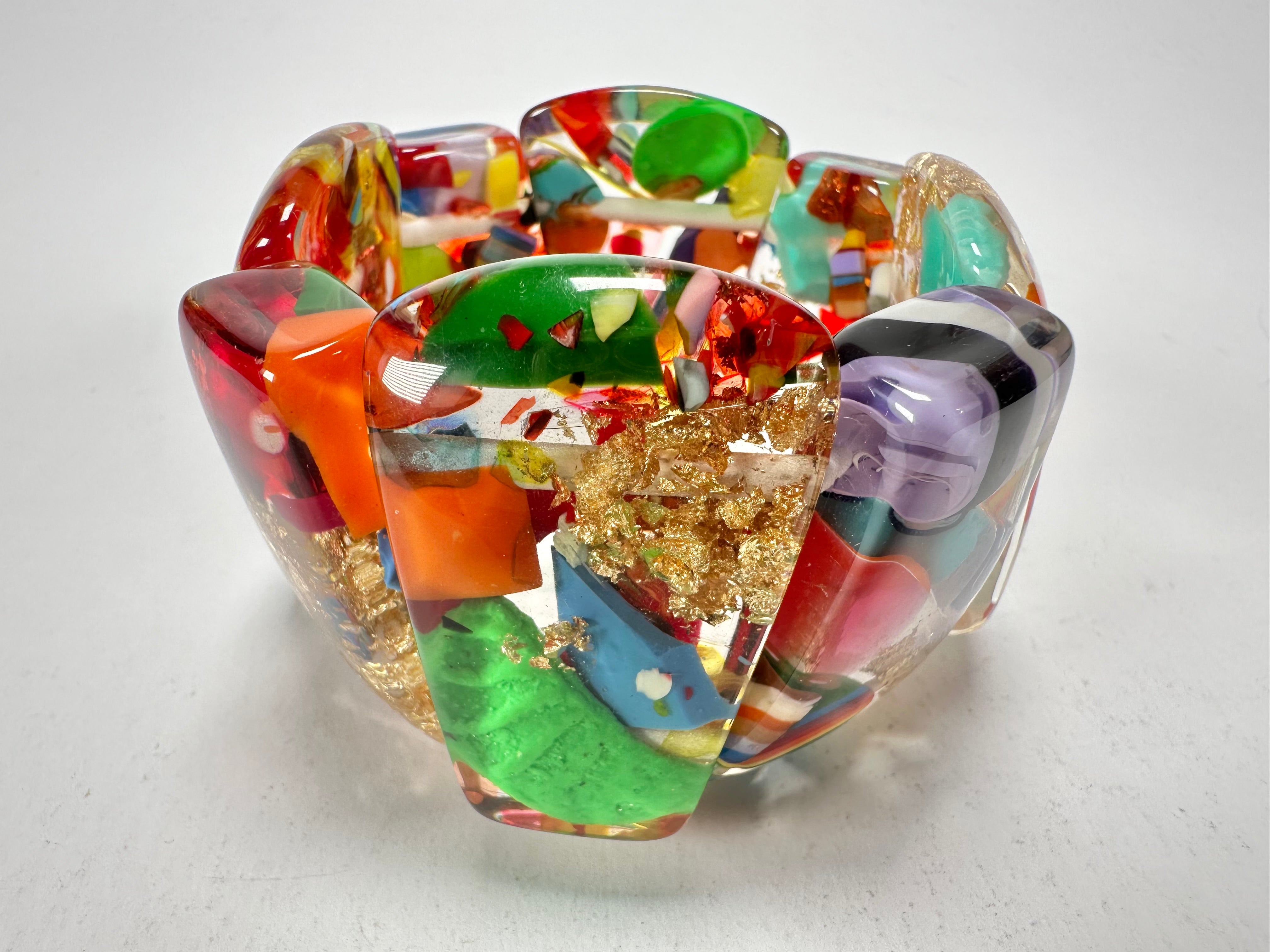Sobral - Past Present "Recreio" Elasticated Resin Bracelet ( 005092 )
