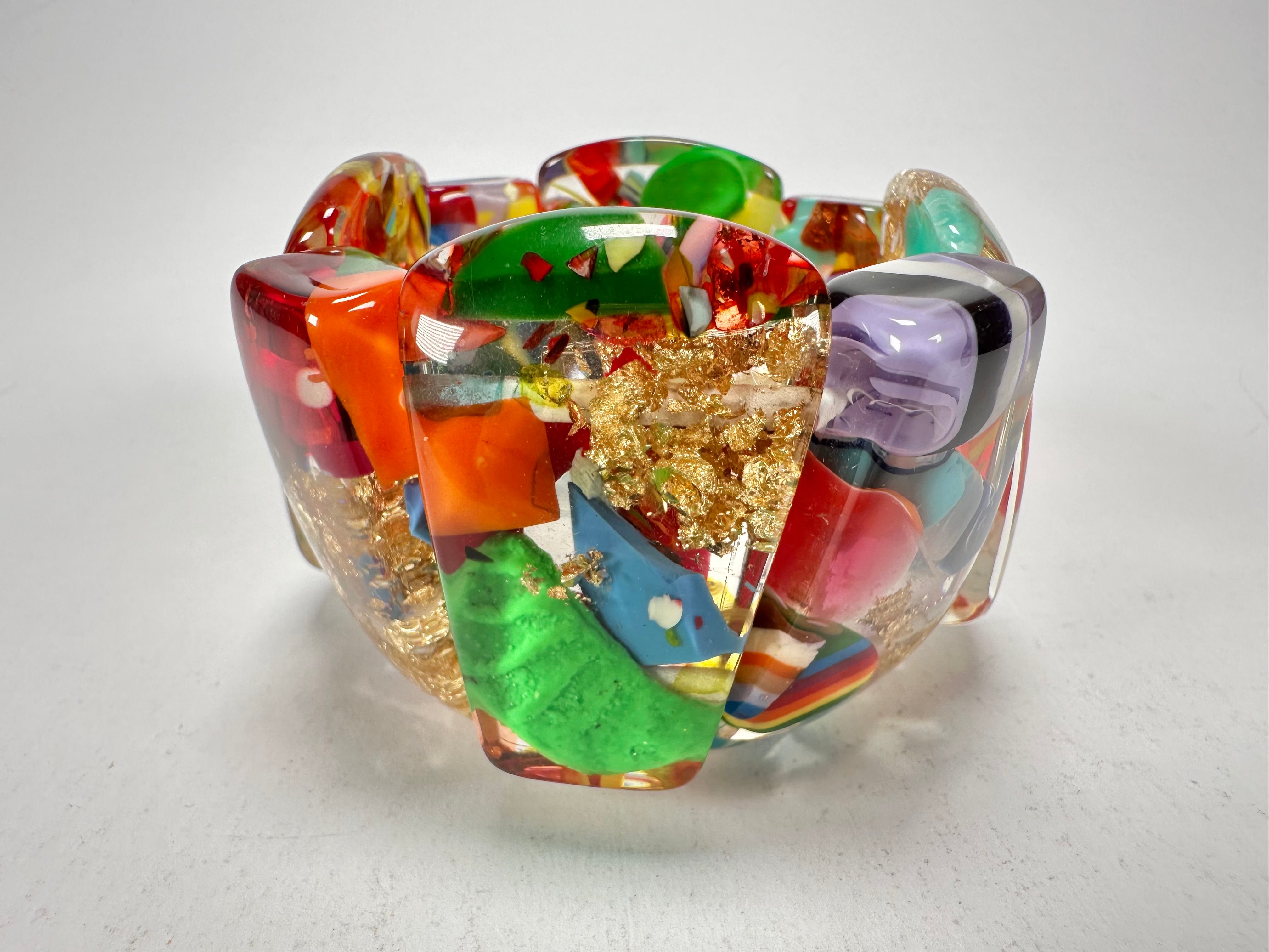 Sobral - Past Present "Recreio" Elasticated Resin Bracelet ( 005092 )