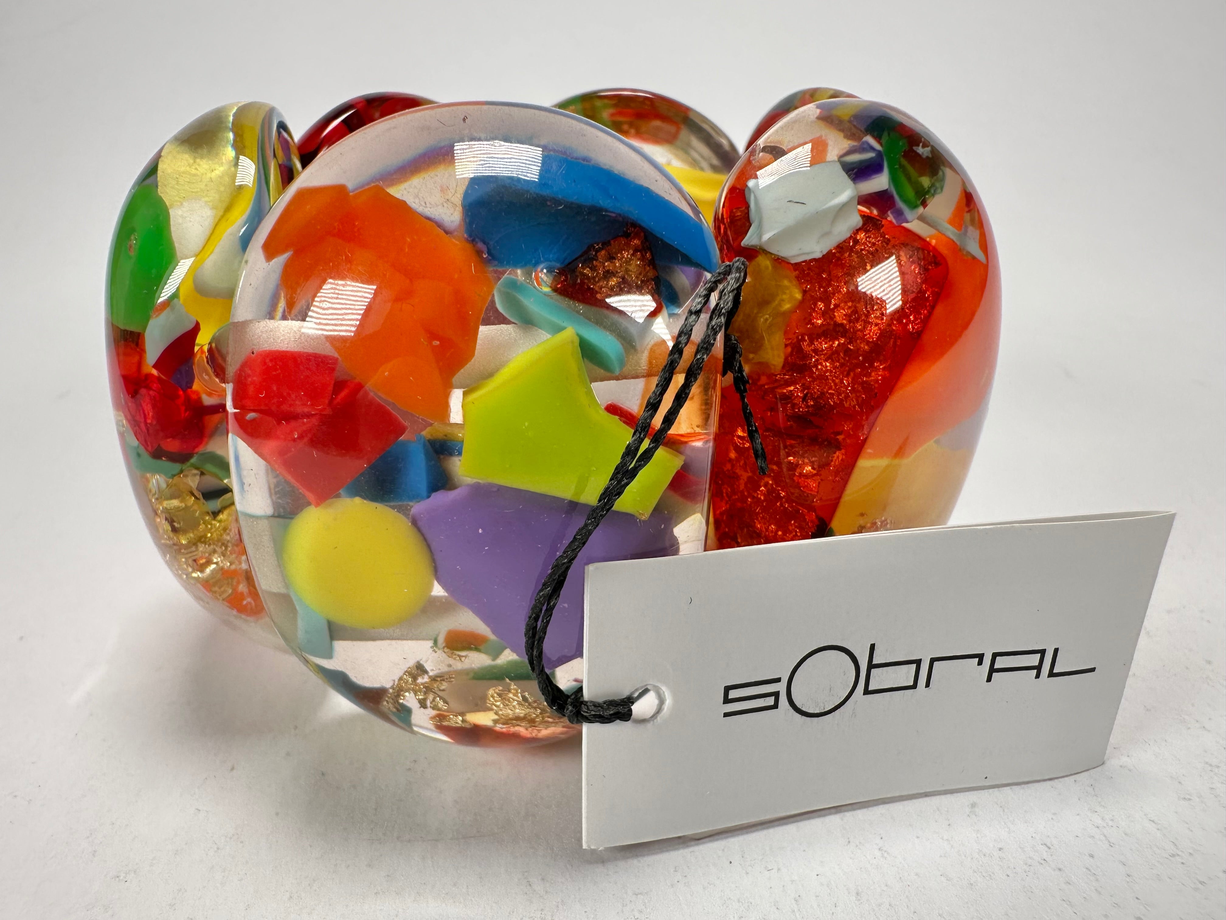 Sobral - Past Present "Leme" Elasticated Resin Bracelet ( 003274 )