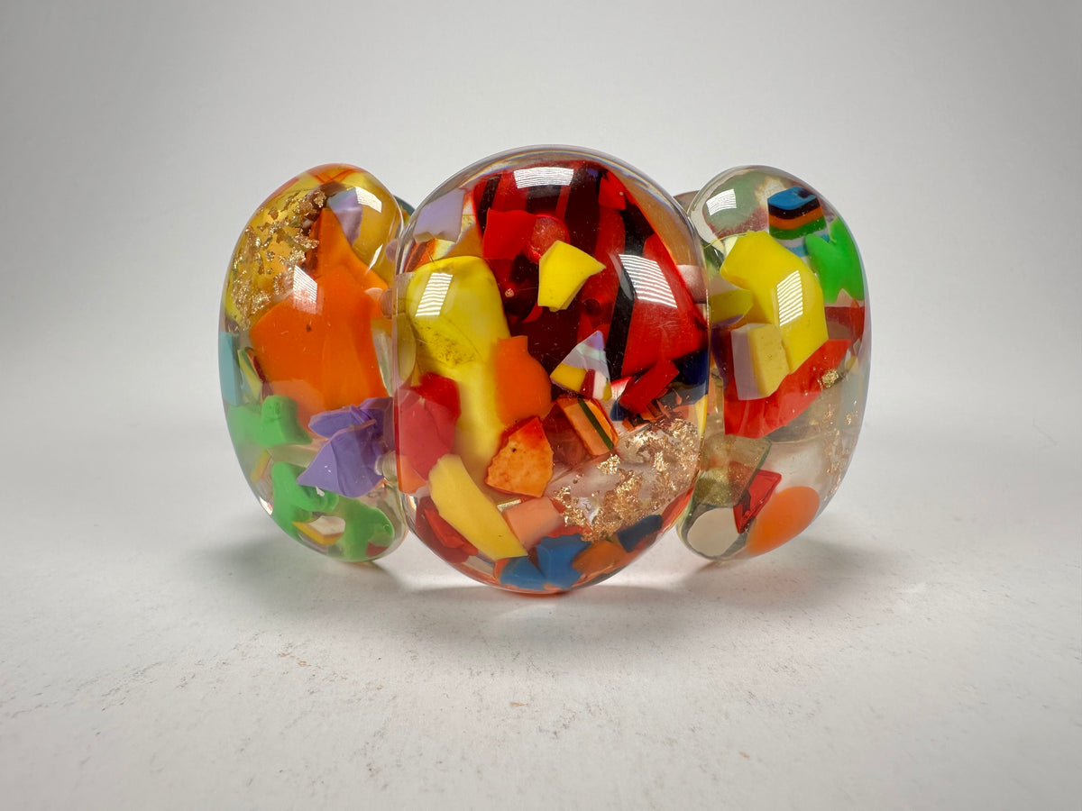 Sobral - Past Present "Leme" Elasticated Resin Bracelet ( 003274 )