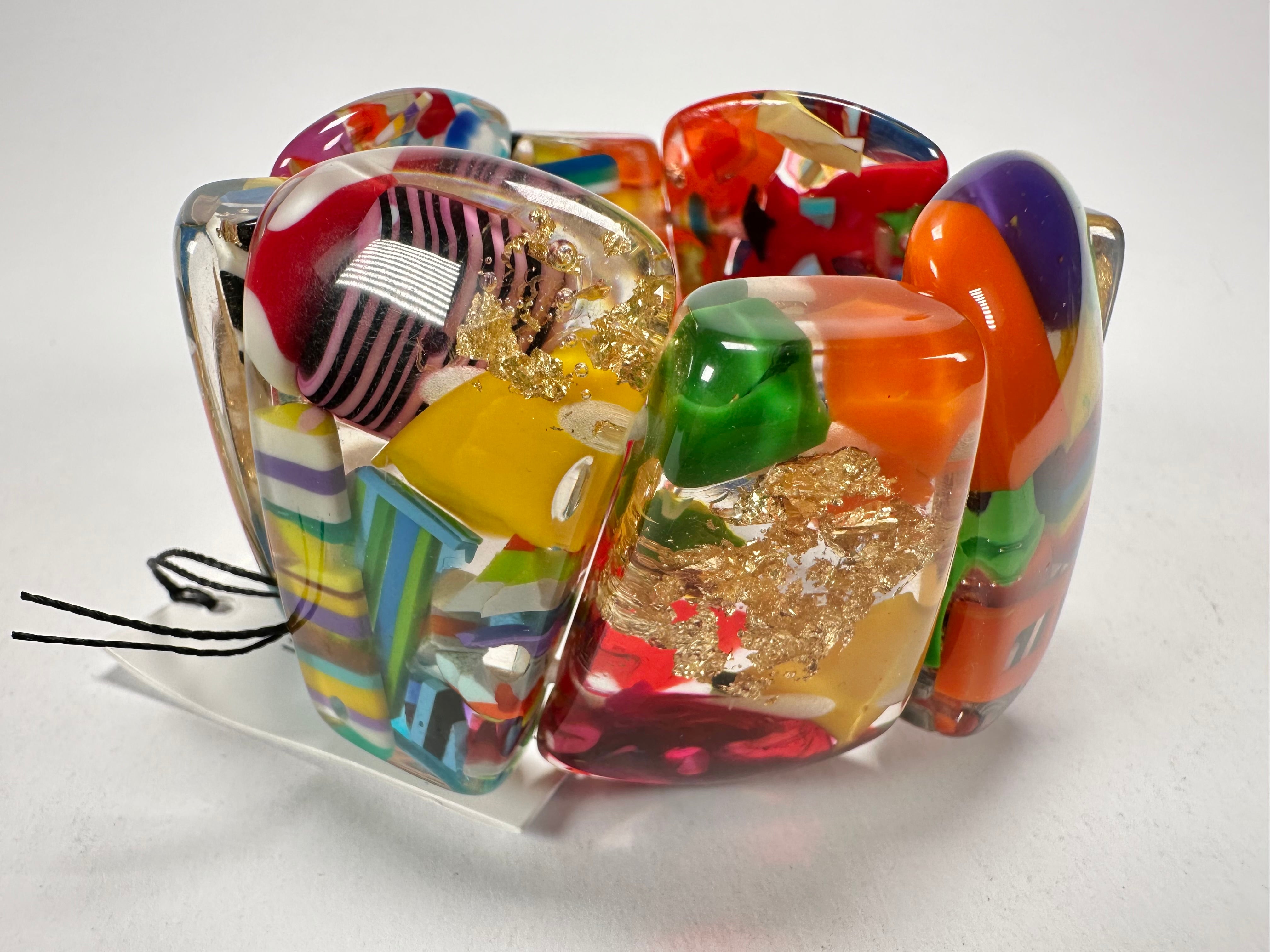Sobral - Past Present "Recreio" Elasticated Resin Bracelet ( 005092 )