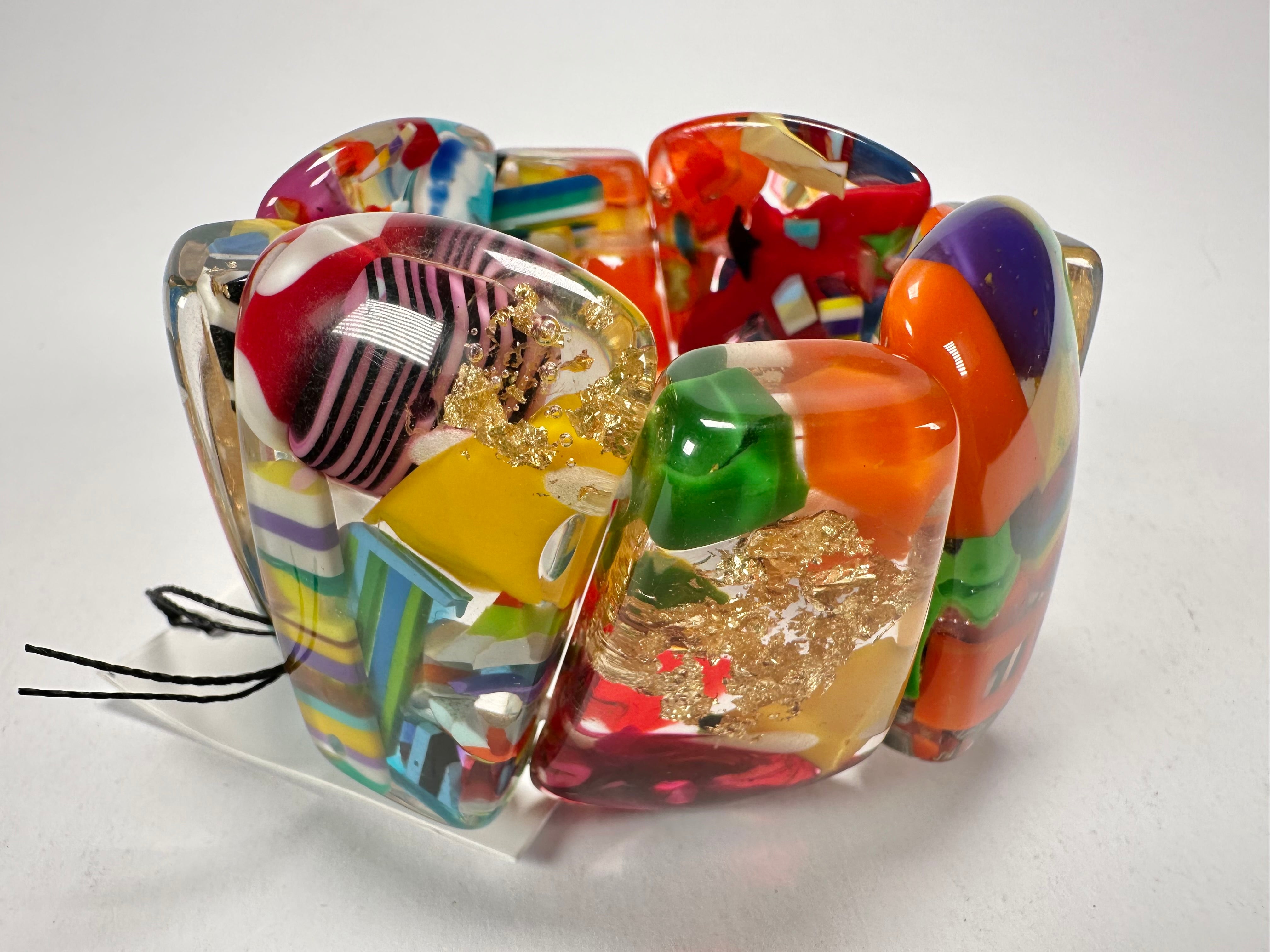 Sobral - Past Present "Recreio" Elasticated Resin Bracelet ( 005092 )