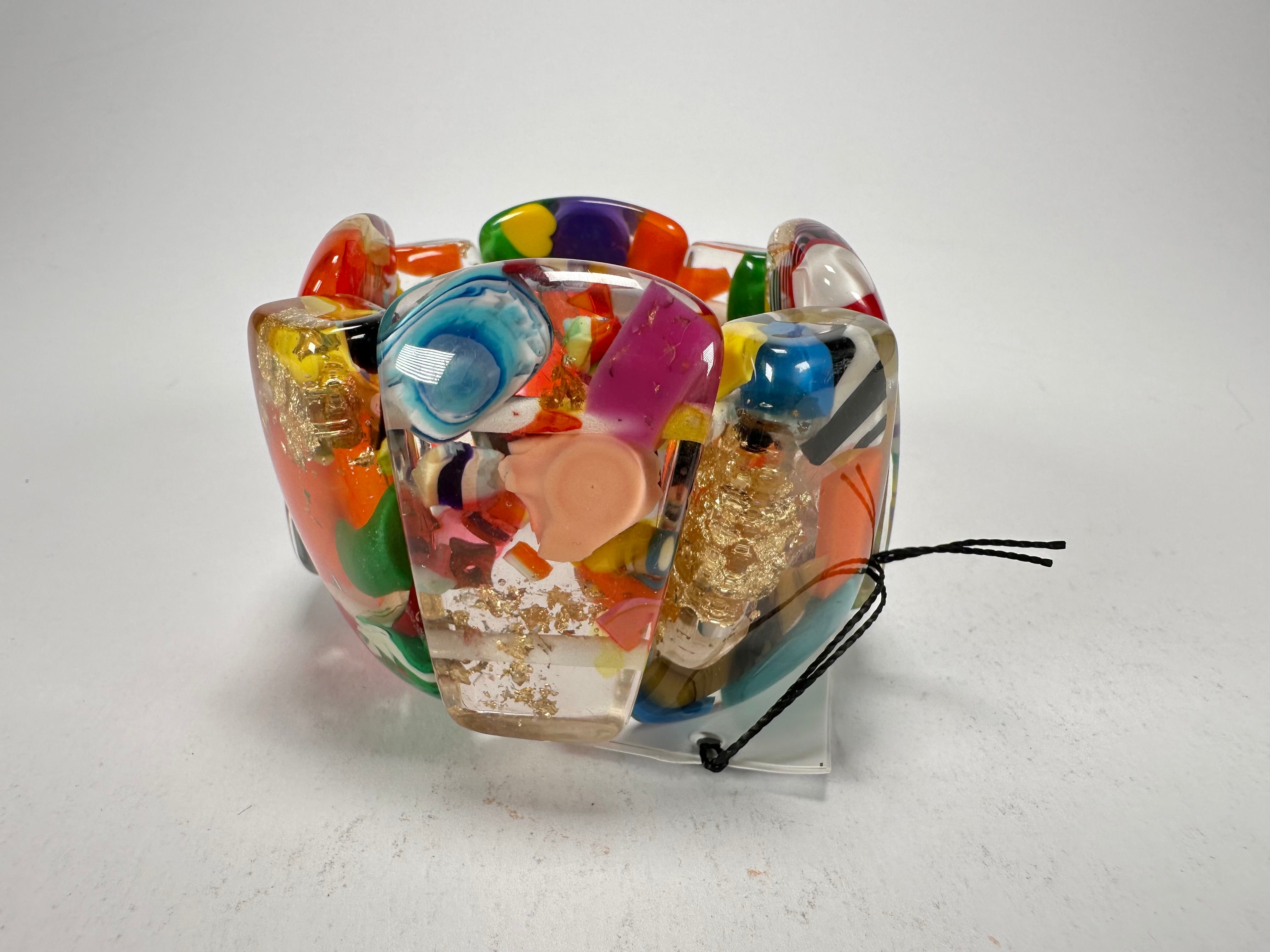 Sobral - Past Present "Recreio" Elasticated Resin Bracelet ( 005092 )