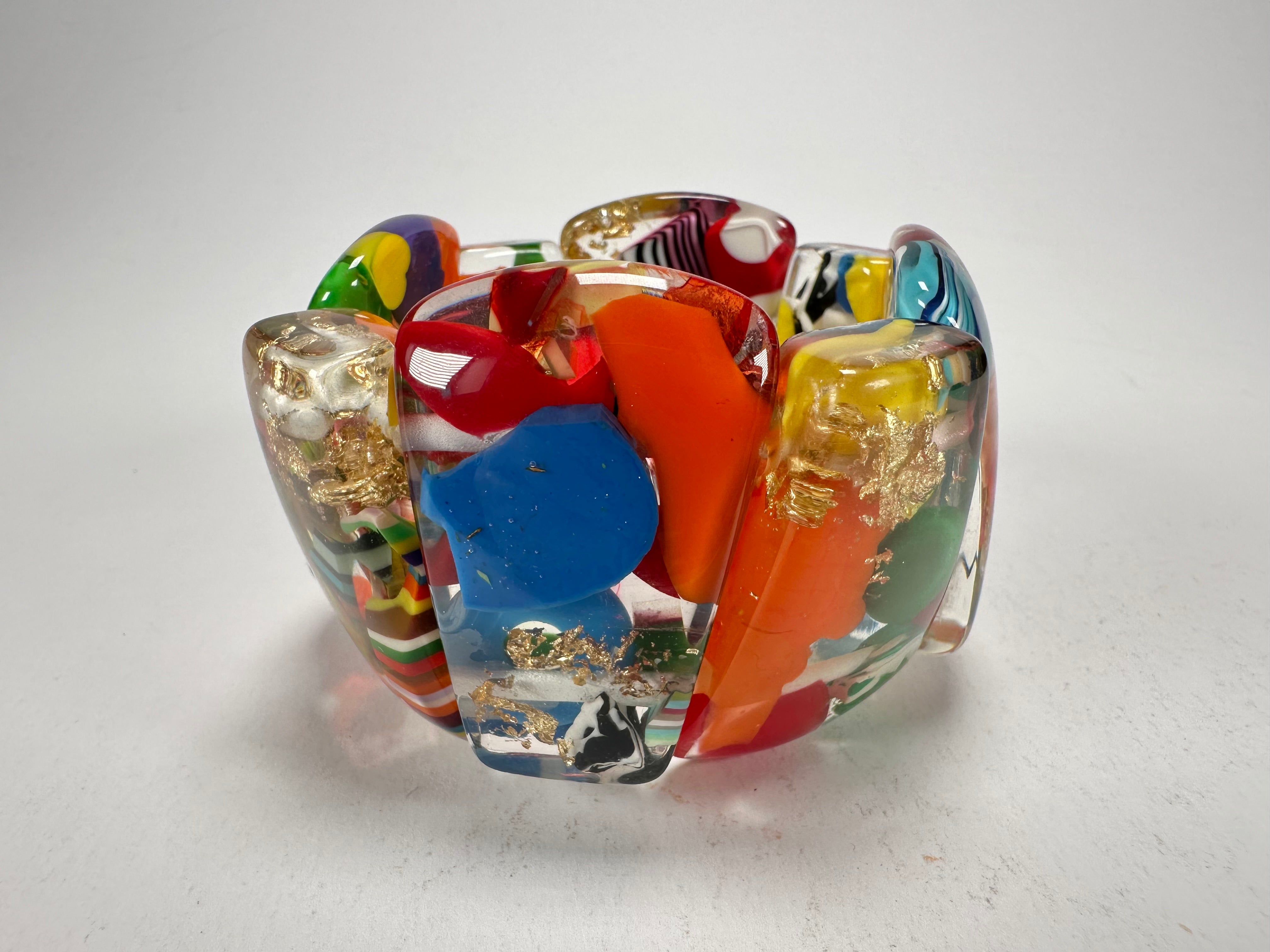 Sobral - Past Present "Recreio" Elasticated Resin Bracelet ( 005092 )