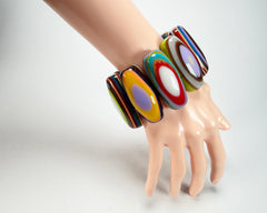 Sobral - Pop Art "Andy" Elasticated Resin Bracelet ( 005467 )