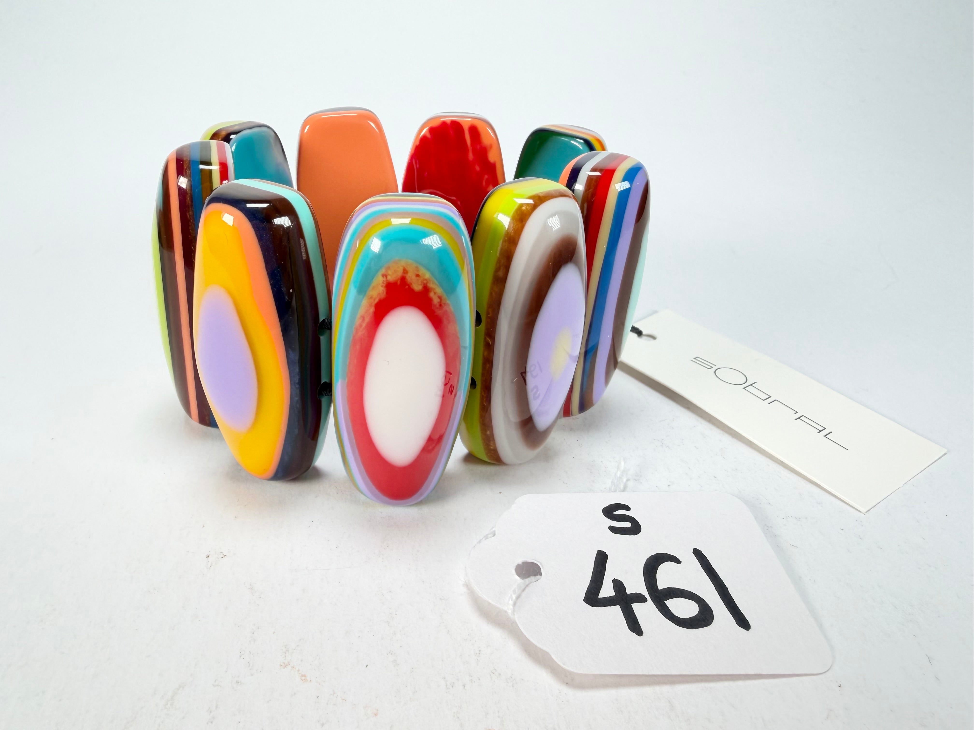 Sobral - Pop Art "Andy" Elasticated Resin Bracelet ( 005467 )