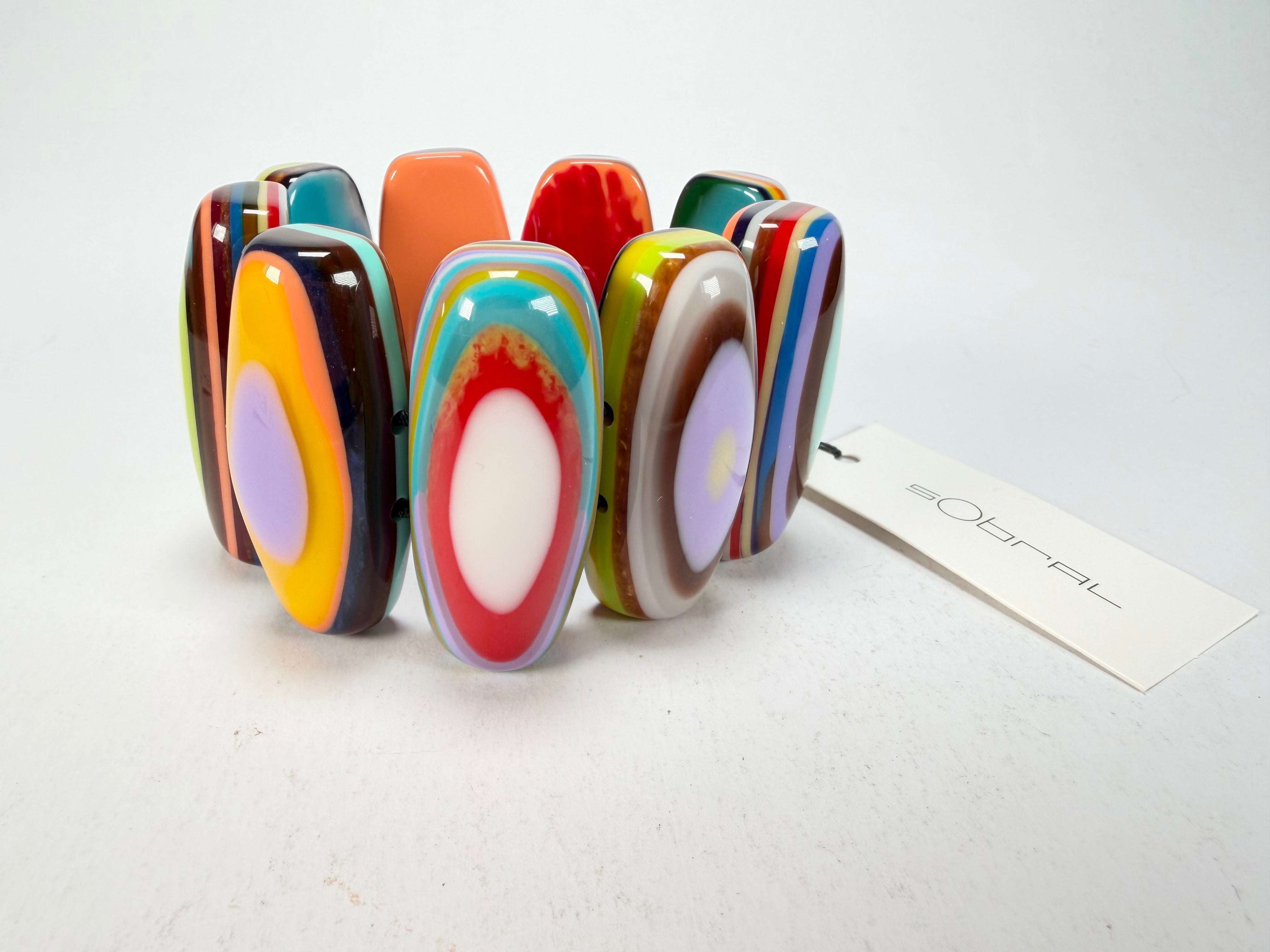 Sobral - Pop Art "Andy" Elasticated Resin Bracelet ( 005467 )