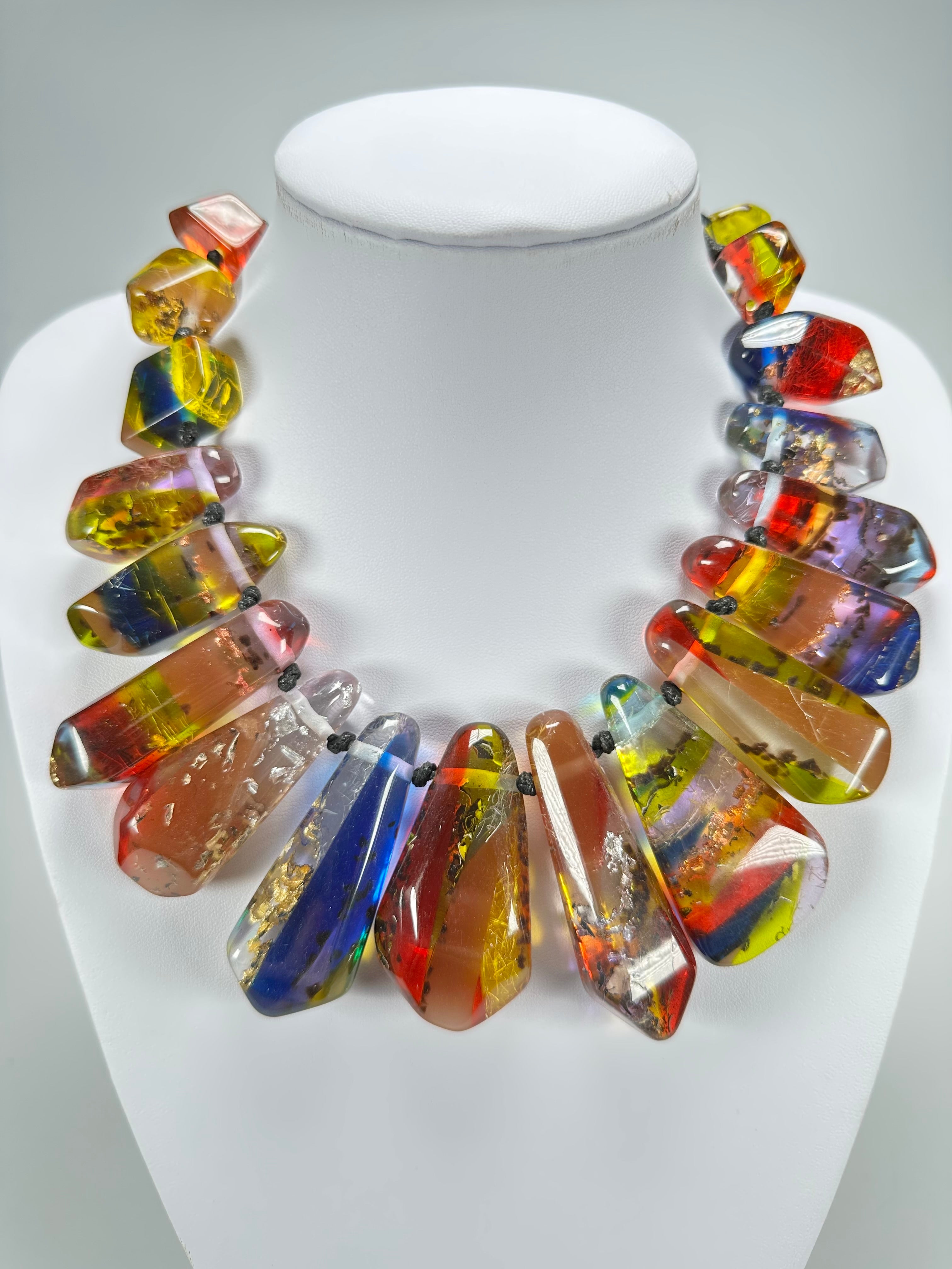 Sobral - Sobralita "Itaperica" Resin Necklace ( 005372 )