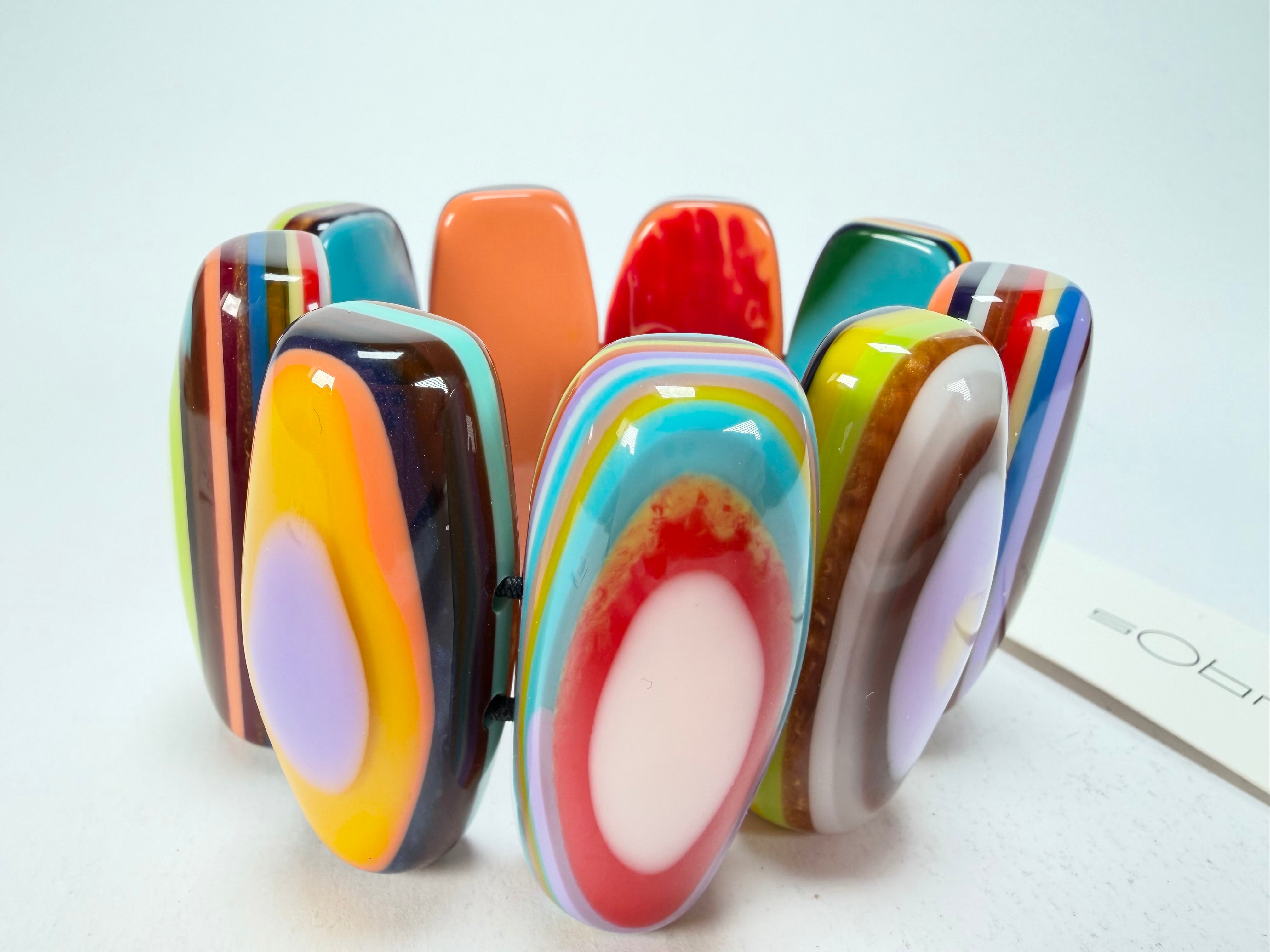 Sobral - Pop Art "Andy" Elasticated Resin Bracelet ( 005467 )