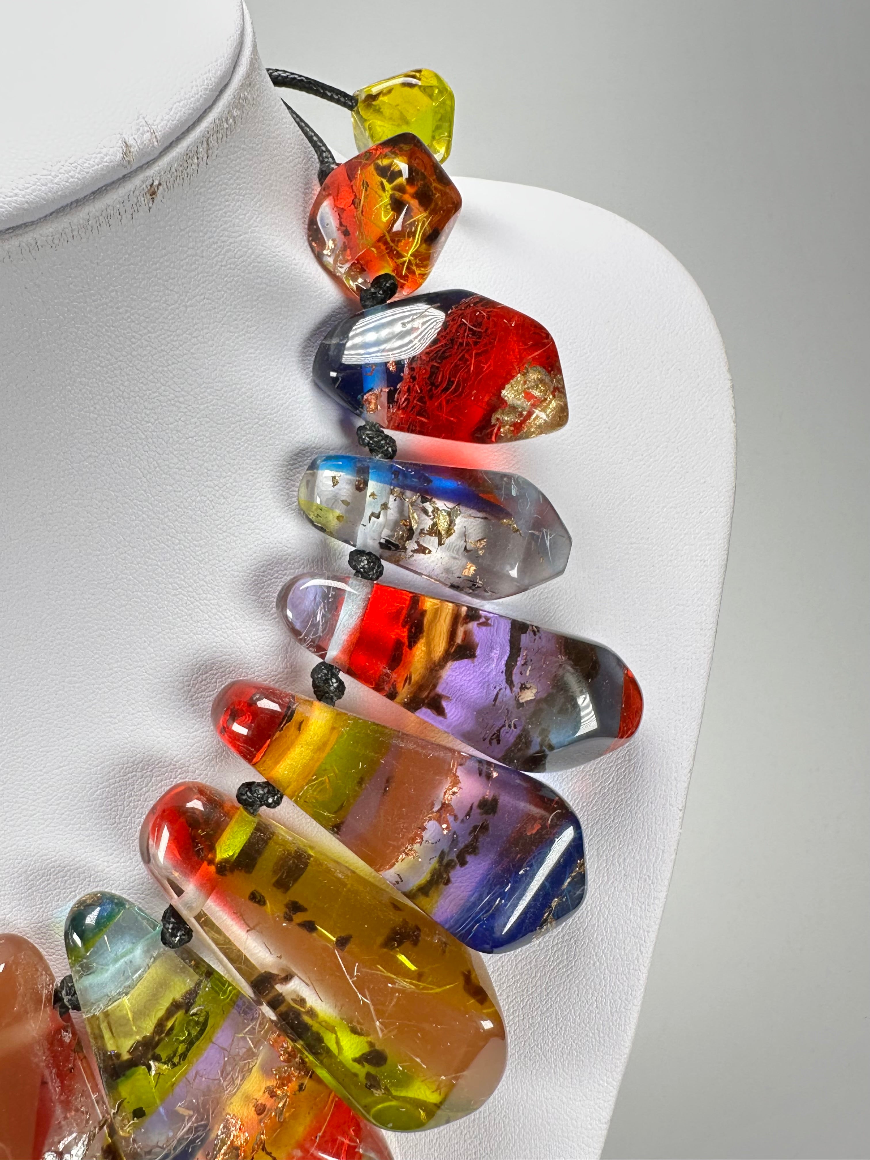 Sobral - Sobralita "Itaperica" Resin Necklace ( 005372 )